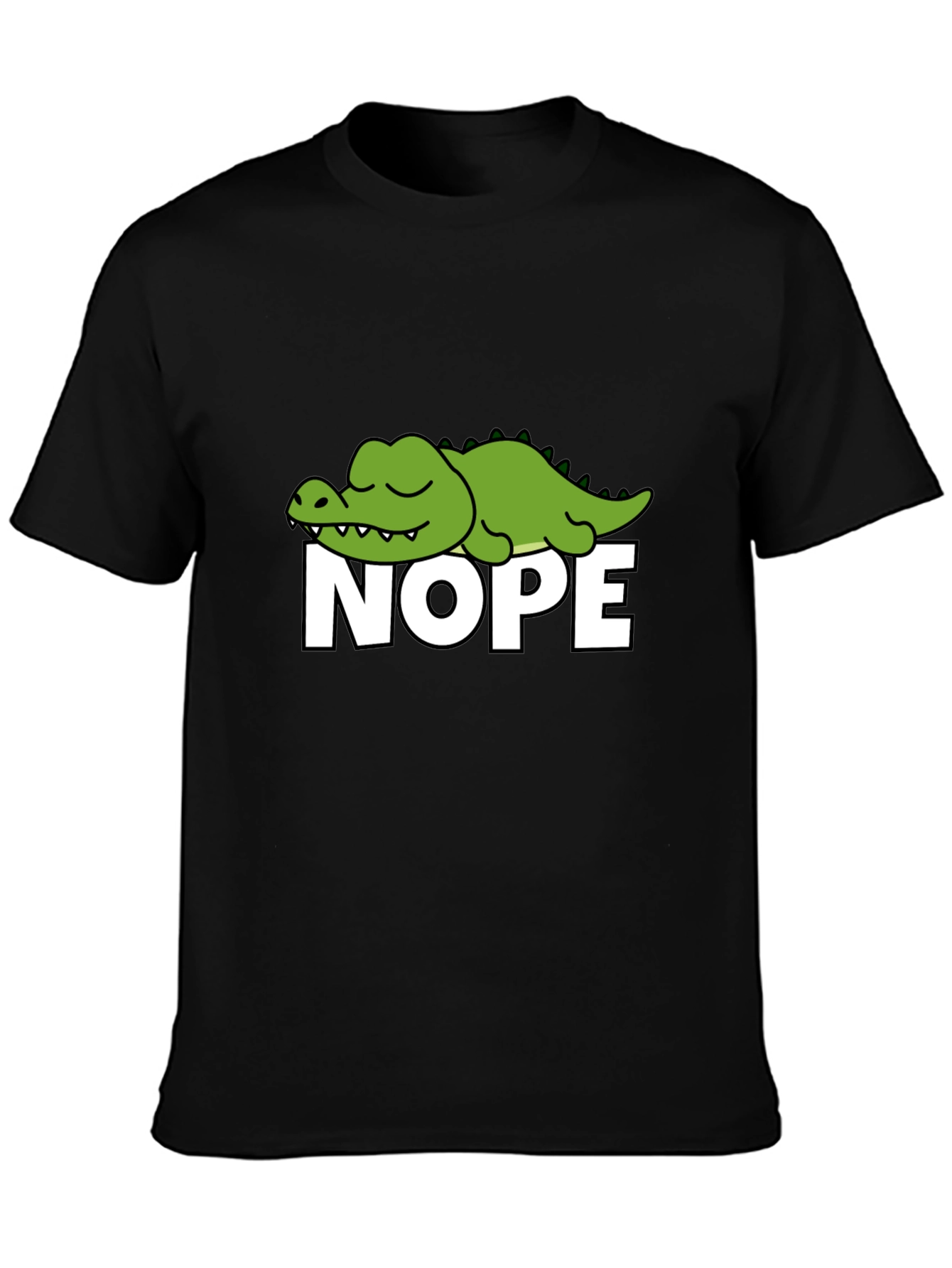 Nope Alligator Graphic Tee - Relaxed Fit