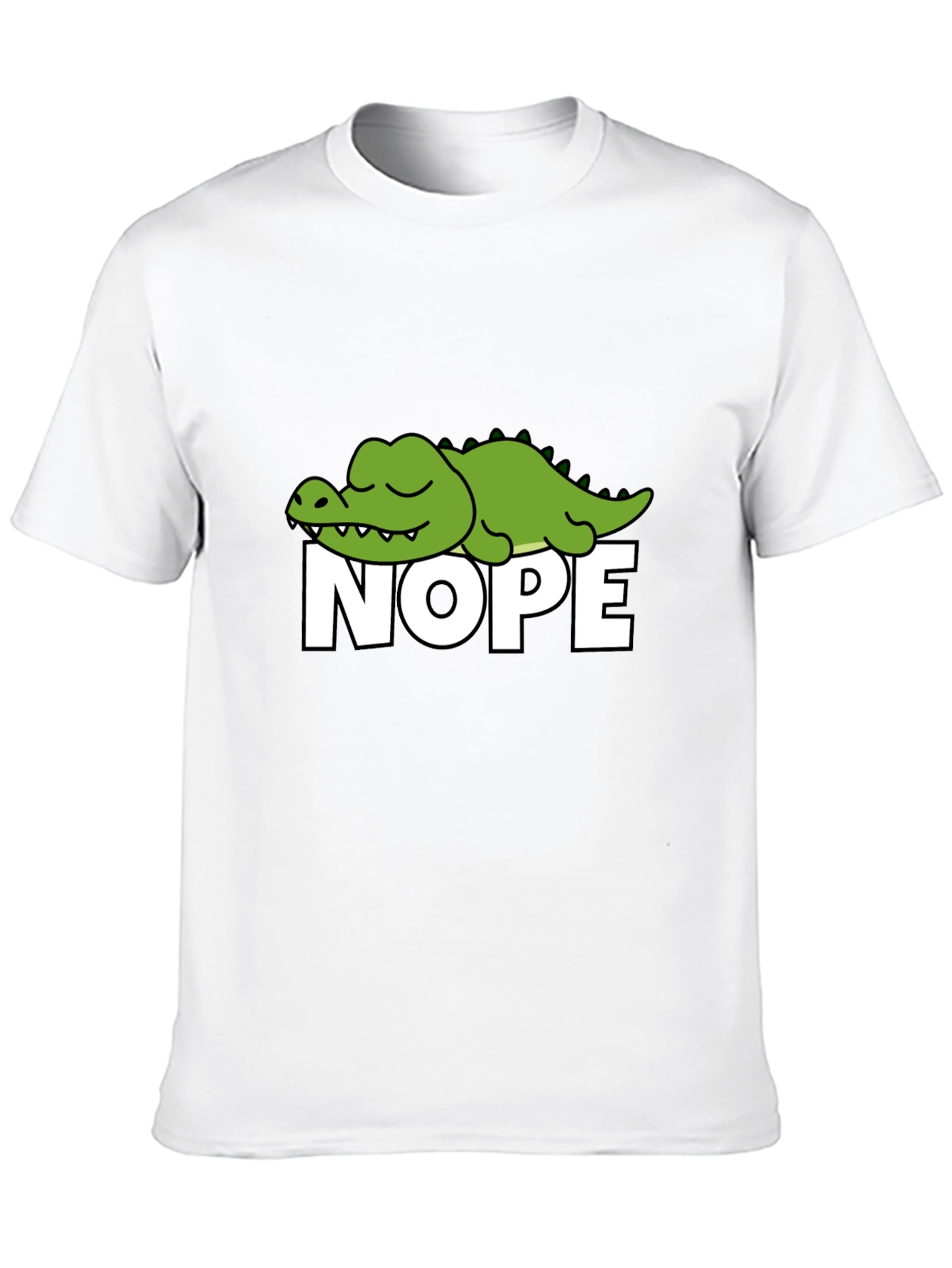 Nope Alligator Graphic Tee - Relaxed Fit
