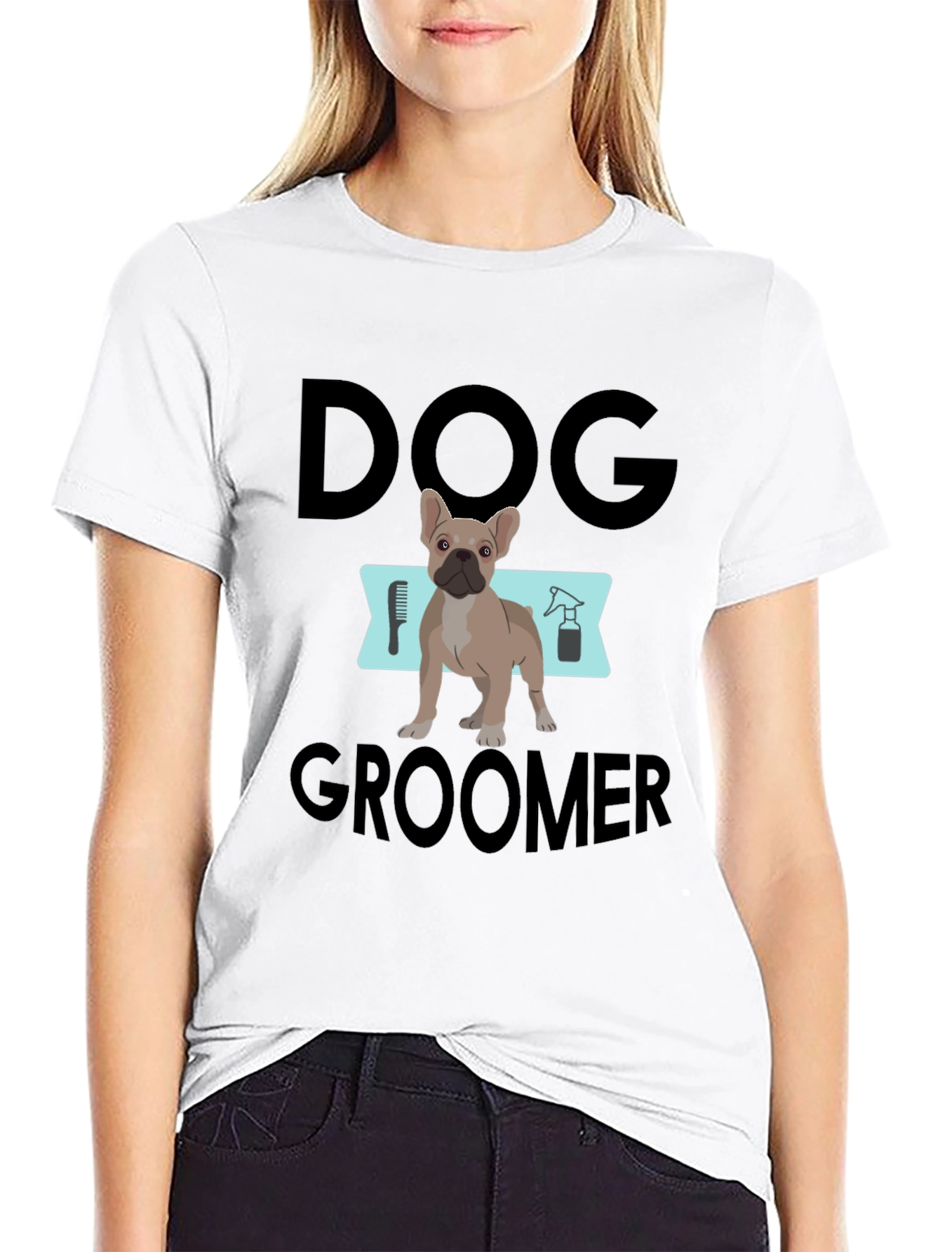 Dog Groomer T-Shirt - Cute Pet Grooming Apparel