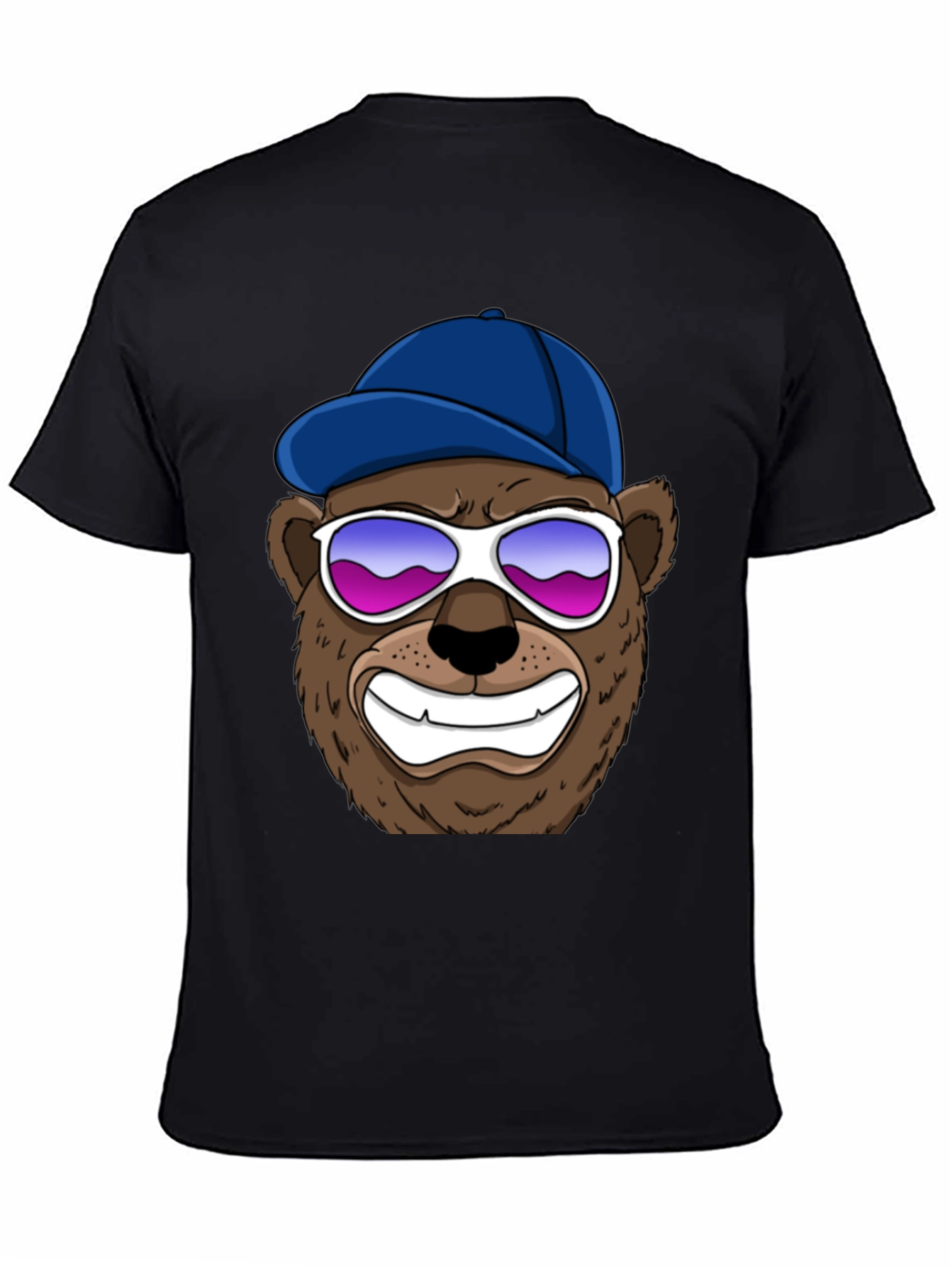Cool Bear Graphic Tee - Black