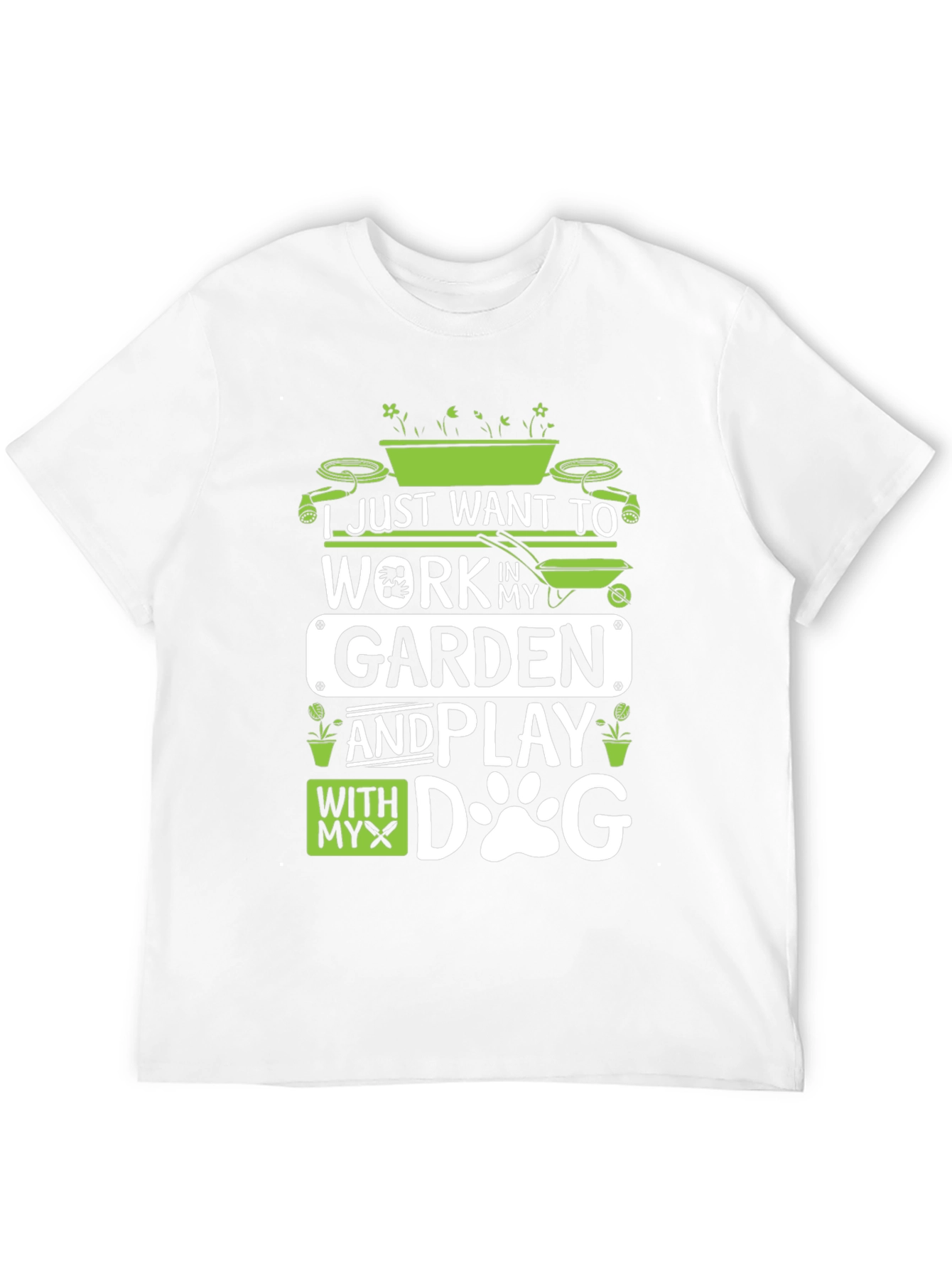 Gardening and Dog Lover T-Shirt