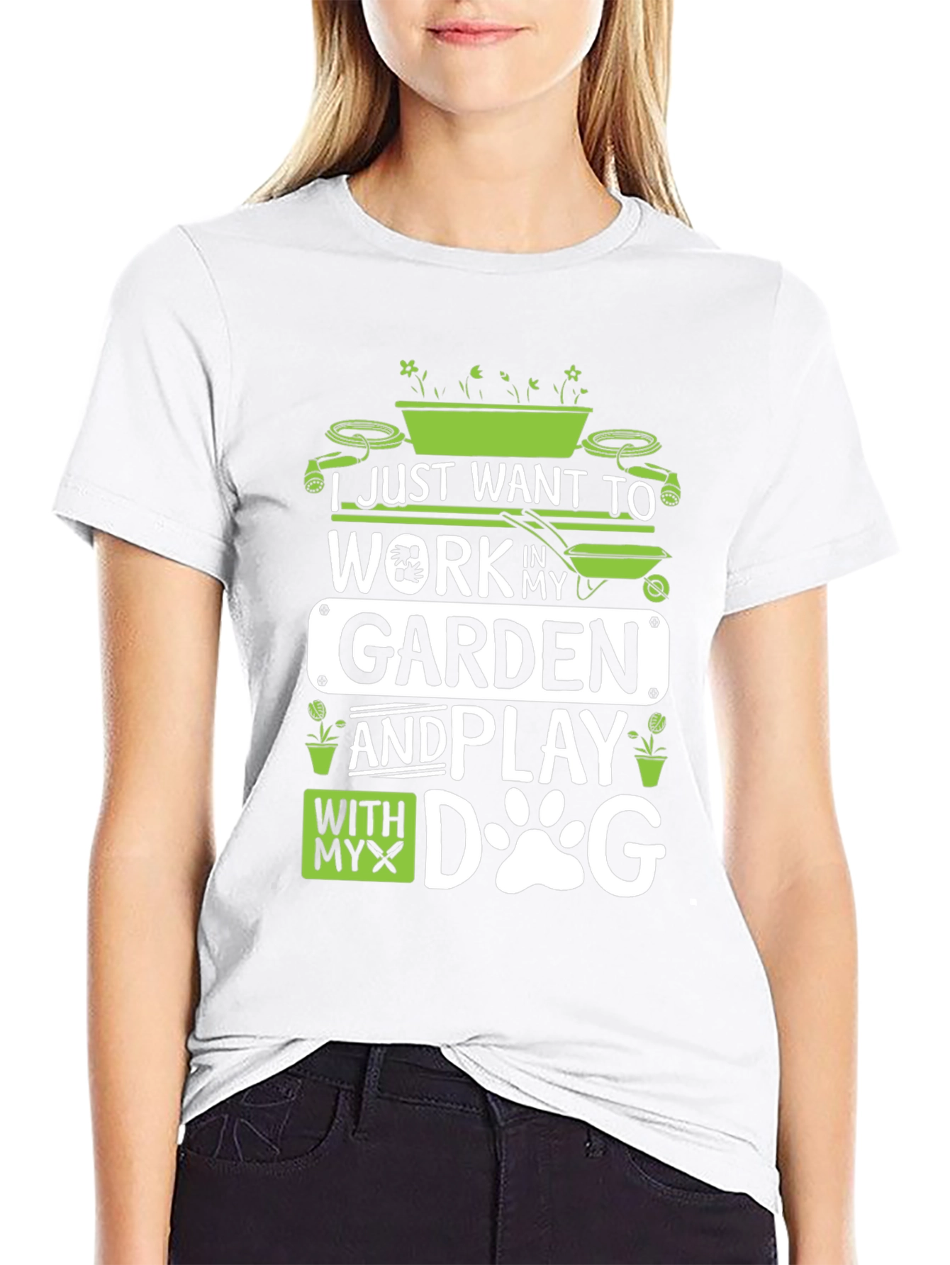 Gardening and Dog Lover T-Shirt