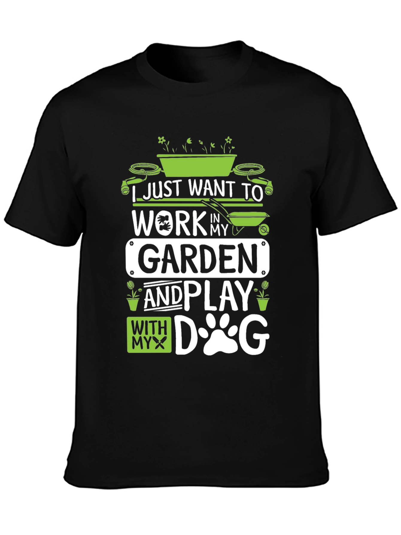 Gardening and Dog Lover T-Shirt