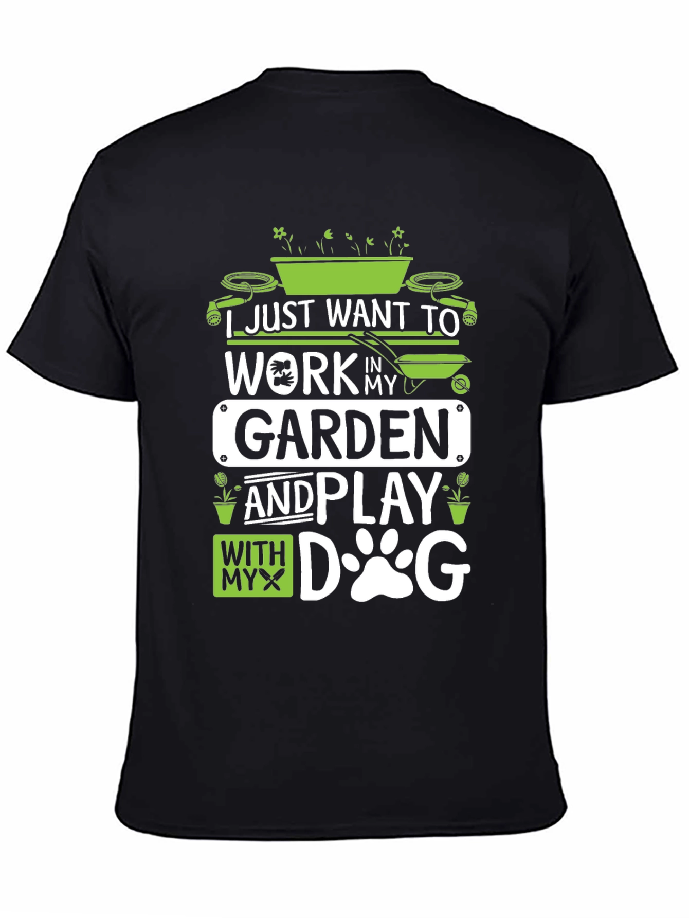 Gardening and Dog Lover T-Shirt