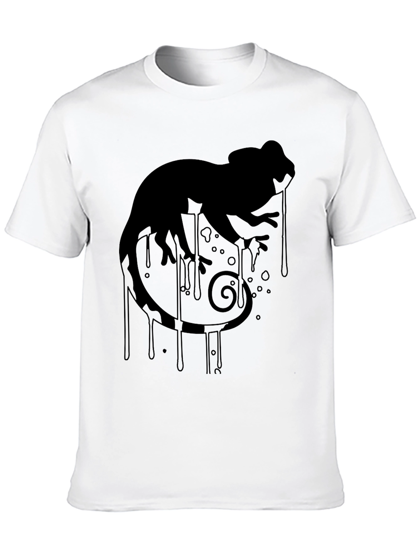 Chameleon Drip Black T-Shirt