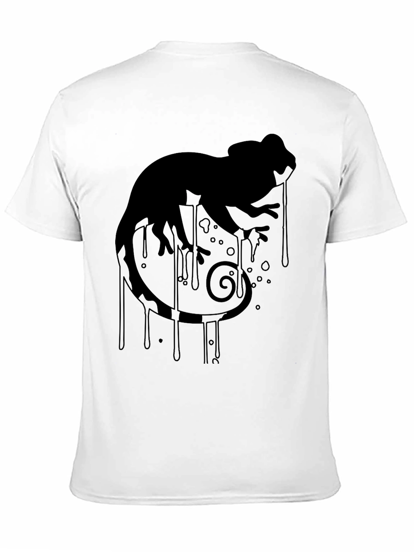 Chameleon Drip Black T-Shirt