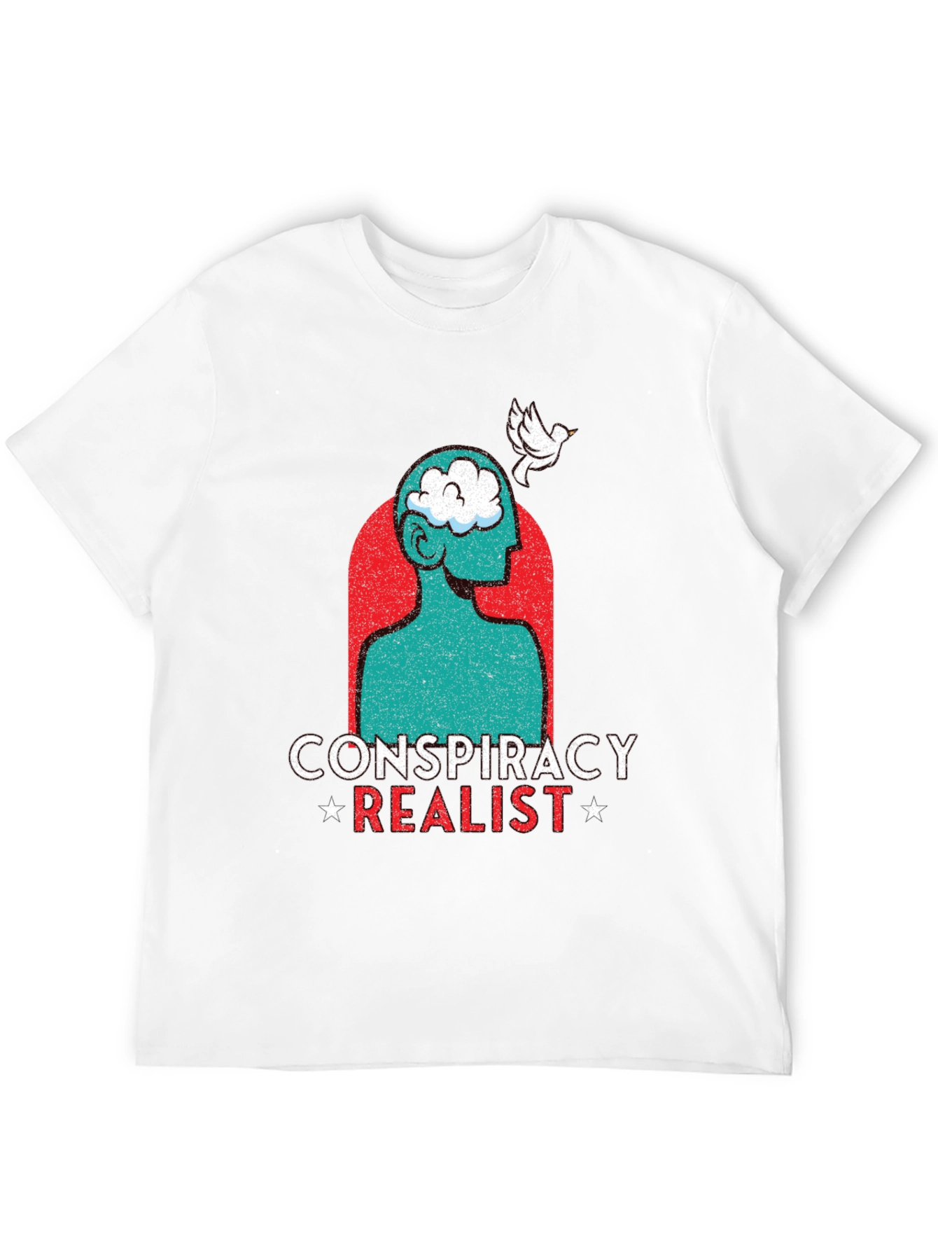 Conspiracy Realist Graphic T-Shirt