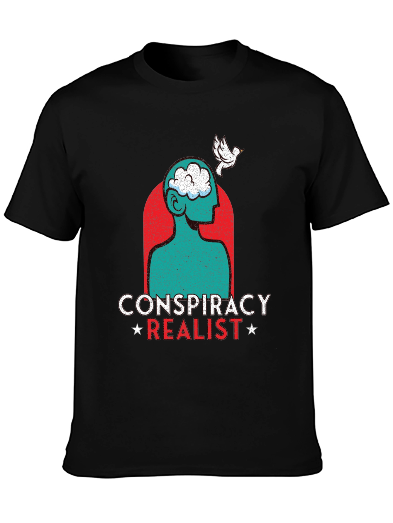 Conspiracy Realist Graphic T-Shirt