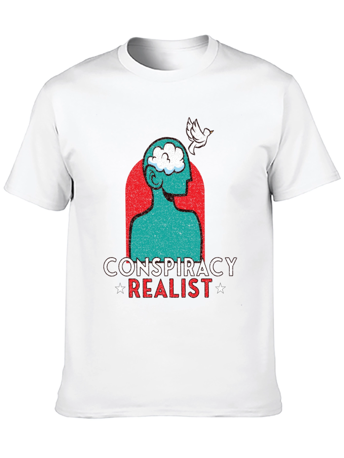 Conspiracy Realist Graphic T-Shirt