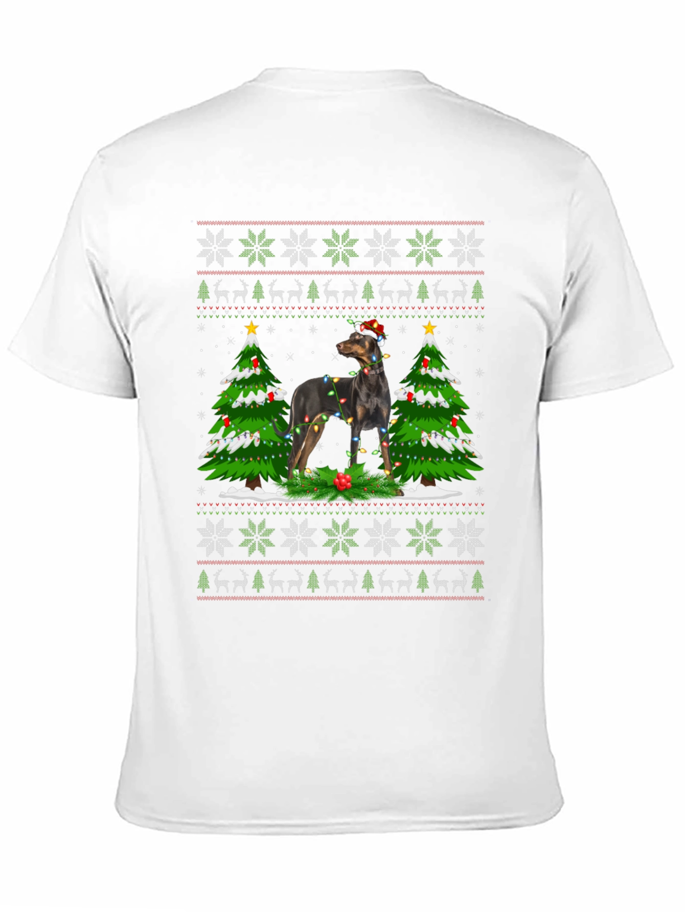 Festive Dog Christmas T-Shirt