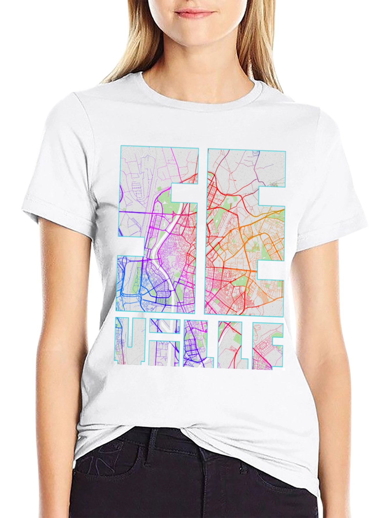 Halle Germany Map T-Shirt - Unique City Souvenir