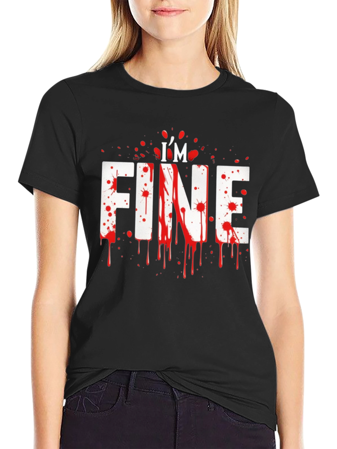 Im Fine Bloody Halloween T-Shirt