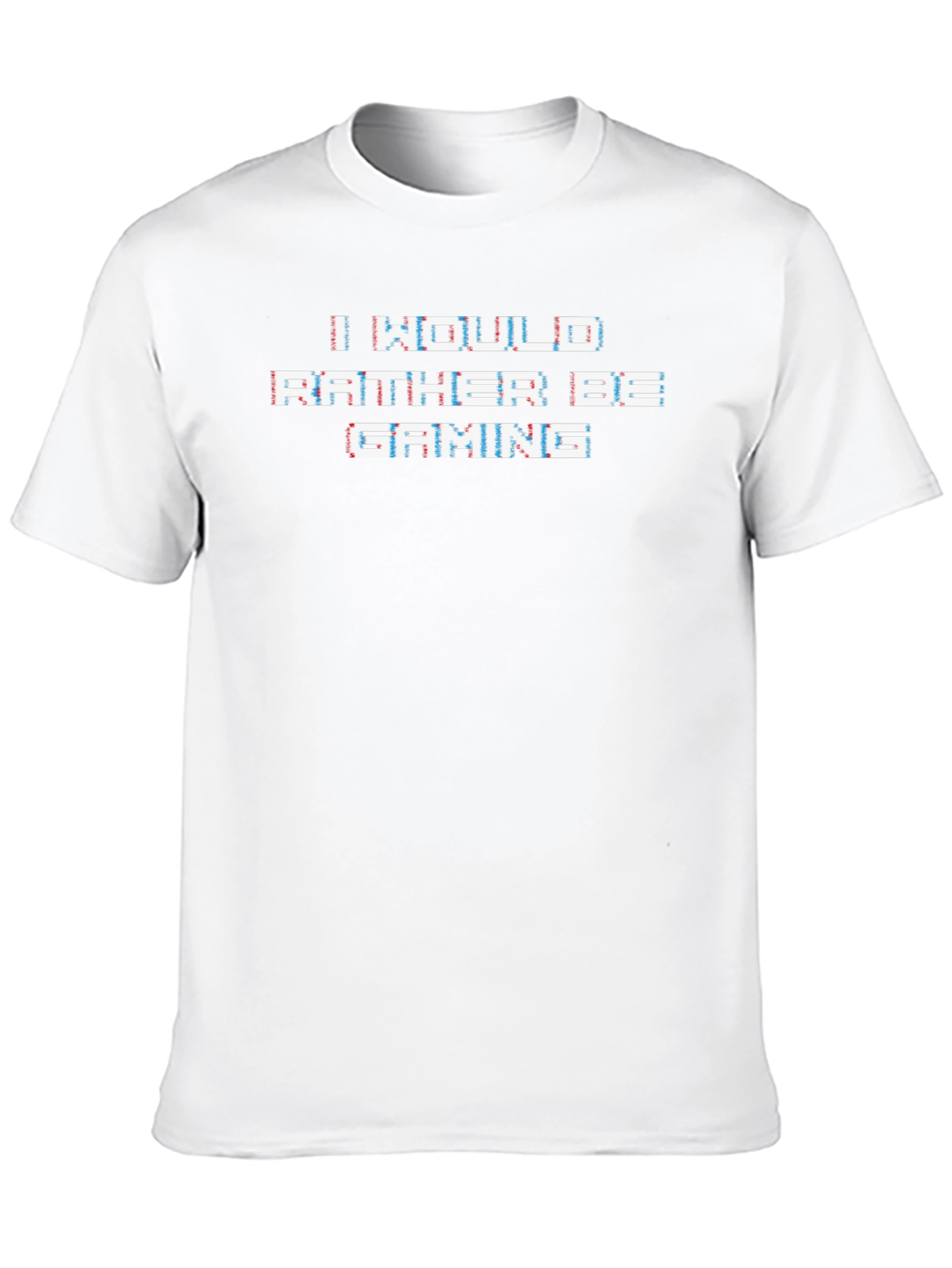 I Would Rather Be Gaming Black T-Shirt