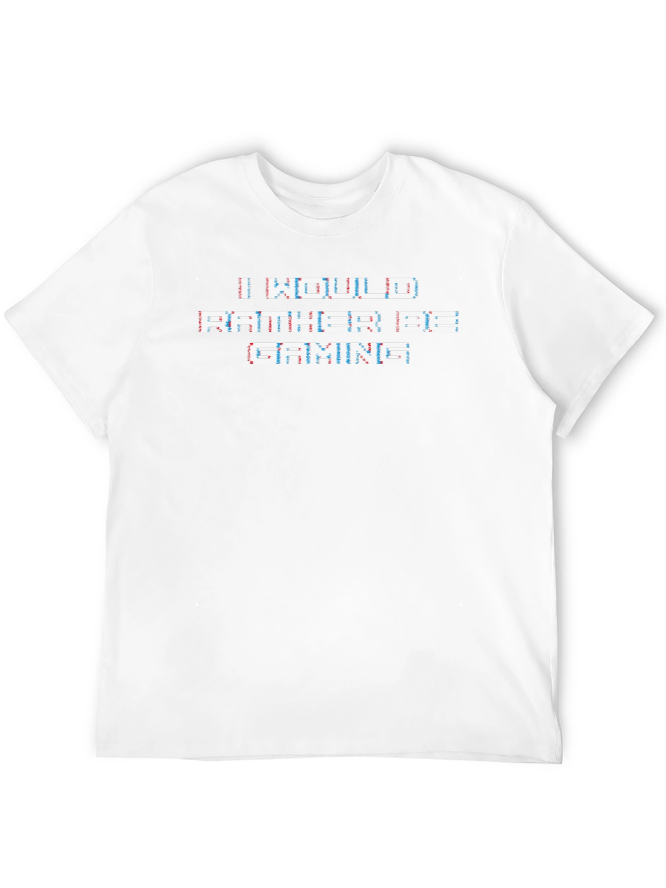I Would Rather Be Gaming Black T-Shirt