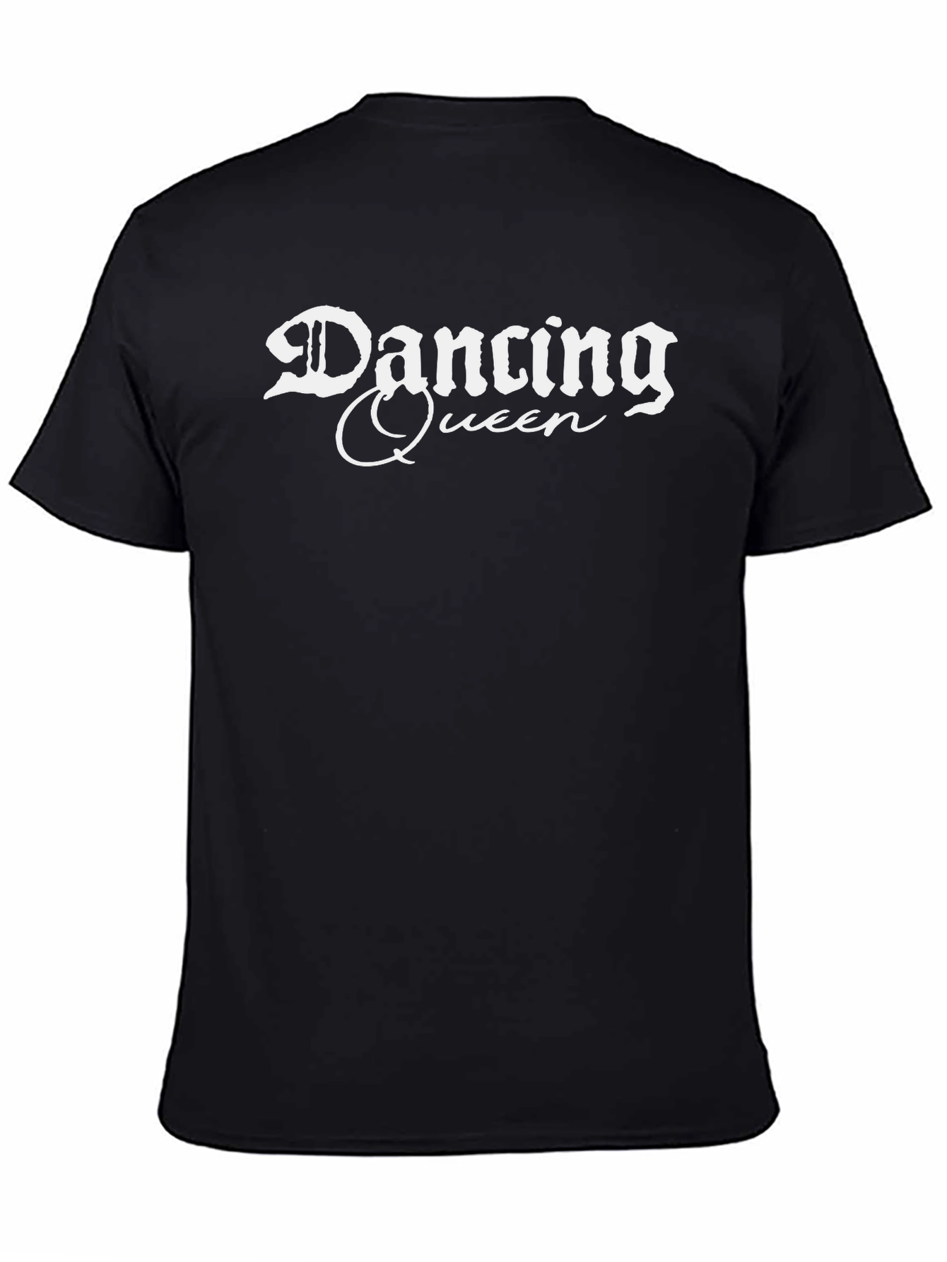 Dancing Queen T-Shirt - Black Cotton Blend