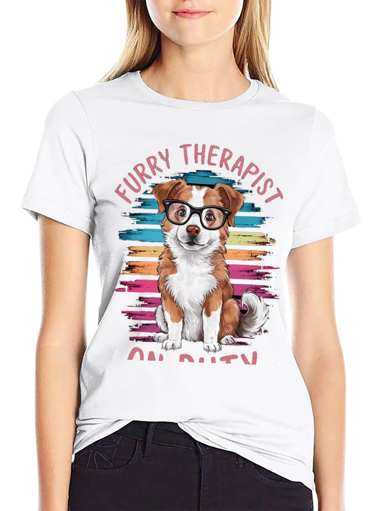 Furry Therapist On Duty Graphic Tee