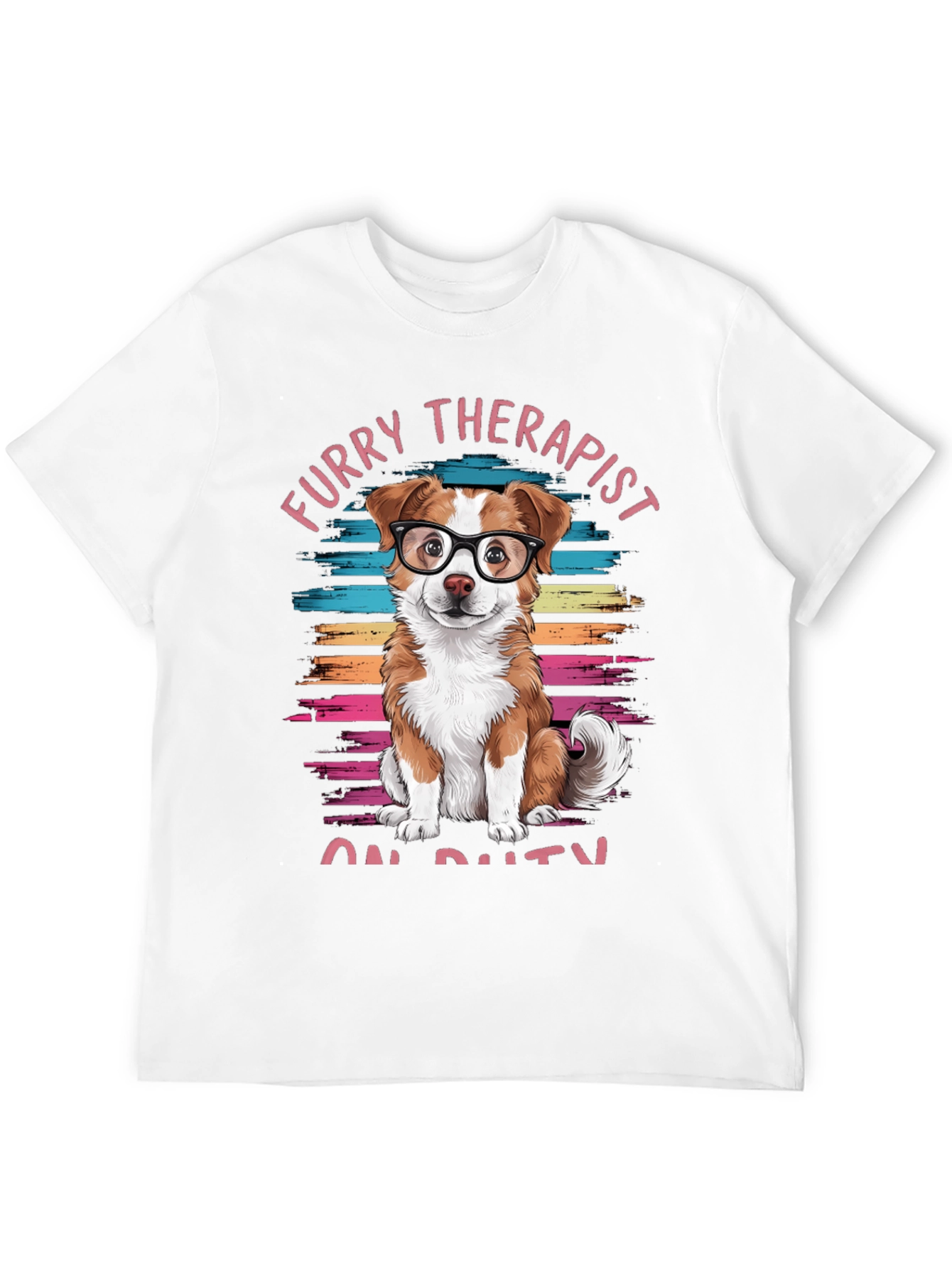 Furry Therapist On Duty Graphic Tee