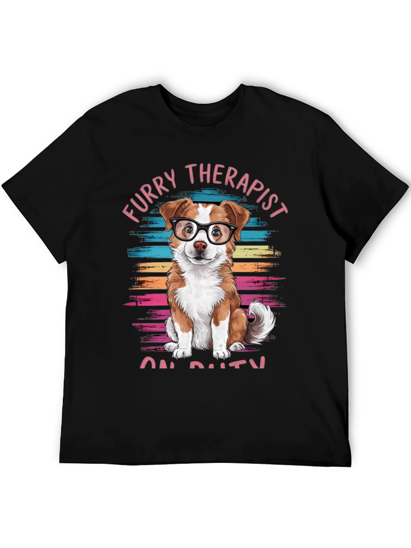 Furry Therapist On Duty Graphic Tee