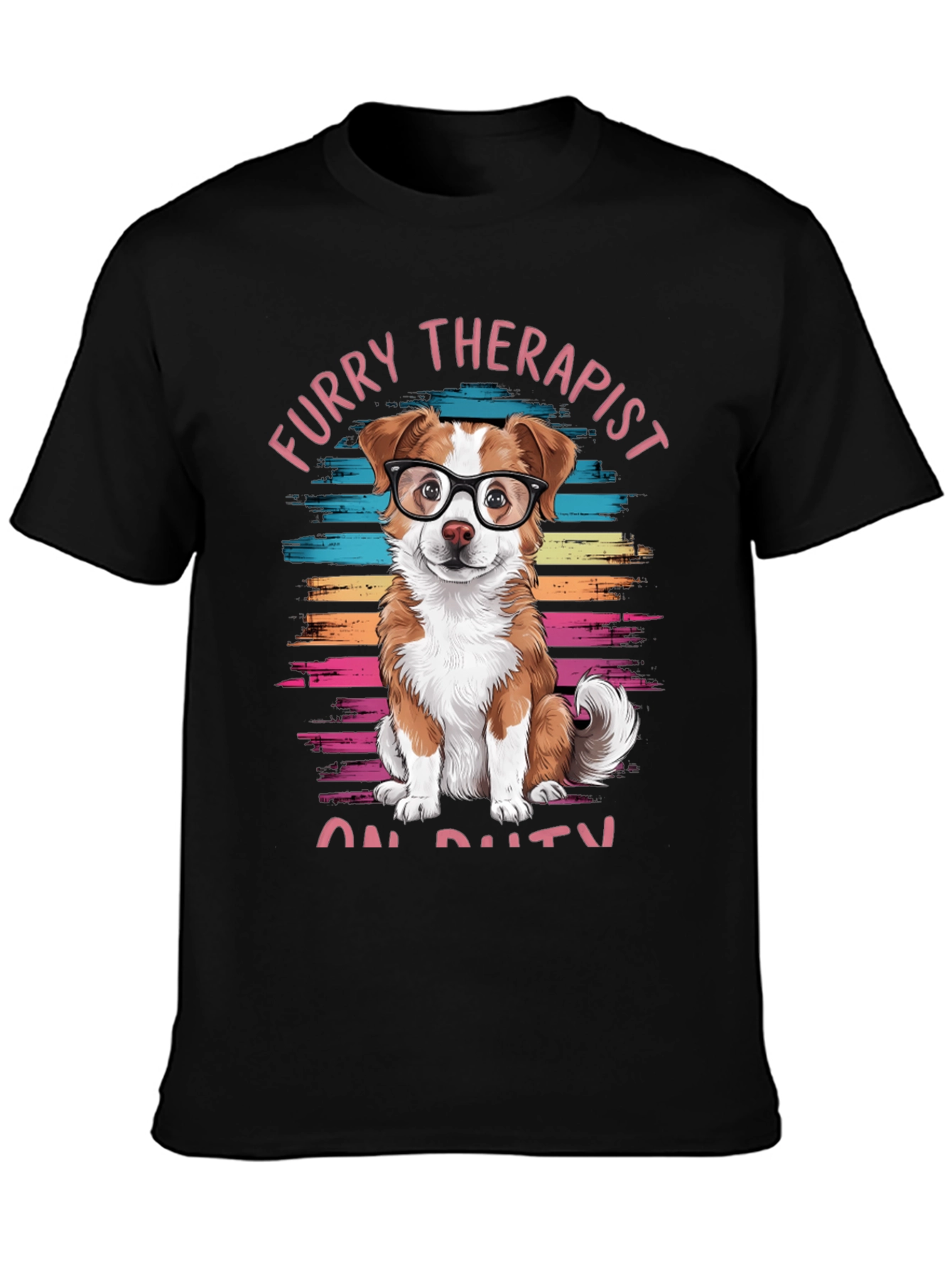 Furry Therapist On Duty Graphic Tee