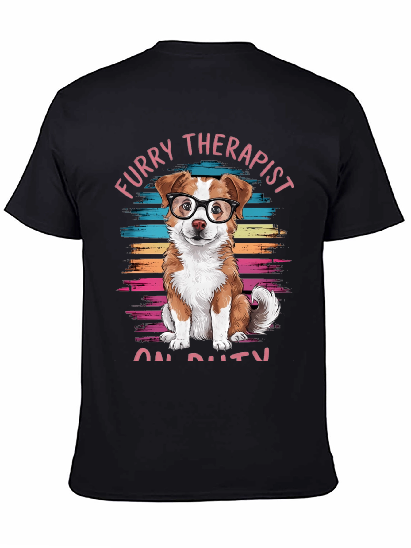 Furry Therapist On Duty Graphic Tee