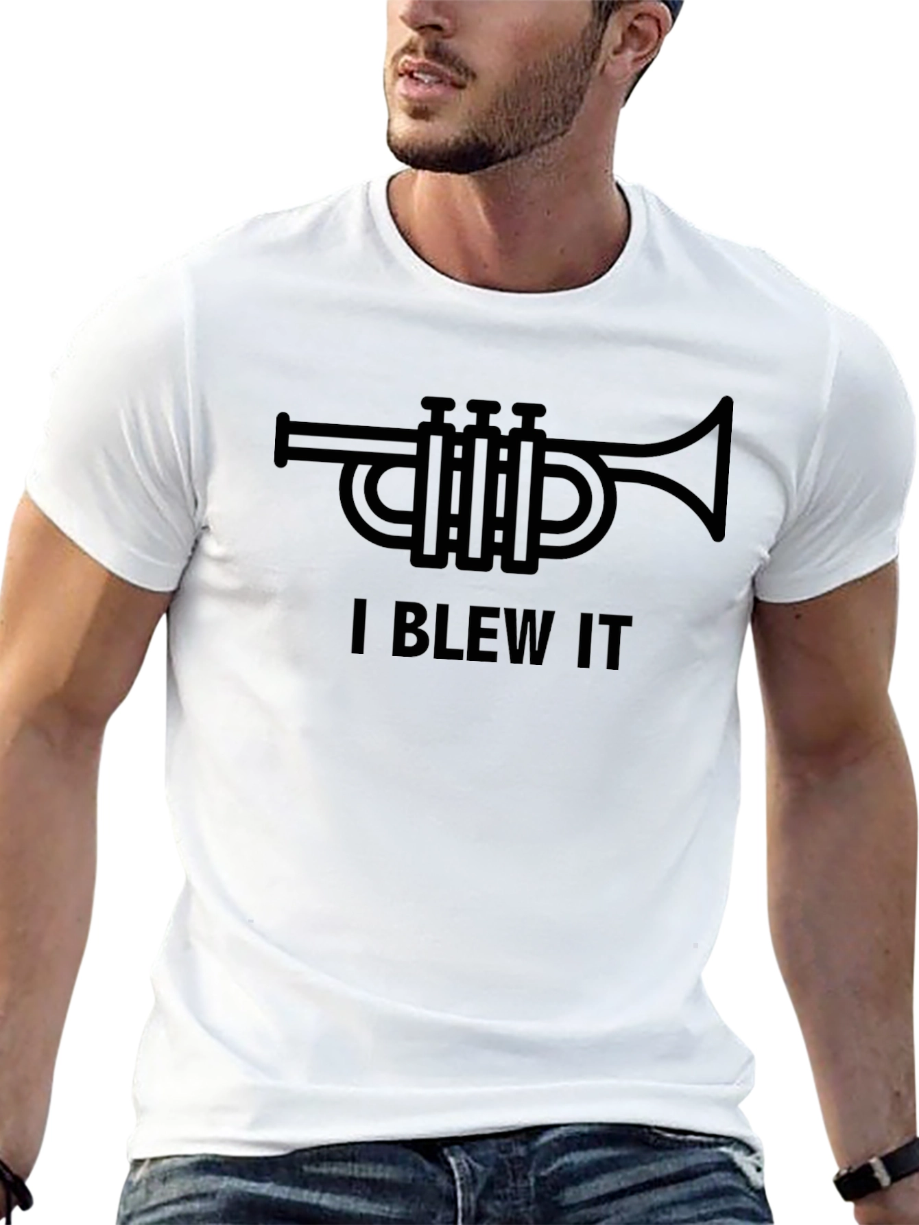 I Blew It Trumpet Humor T-Shirt