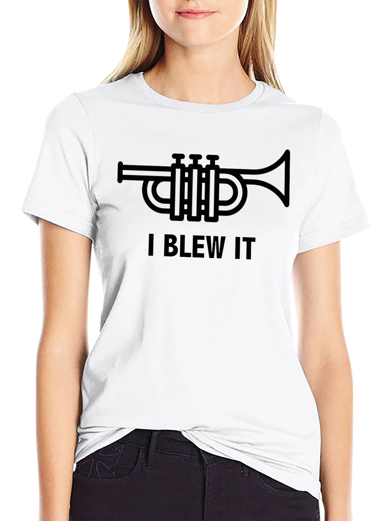 I Blew It Trumpet Humor T-Shirt