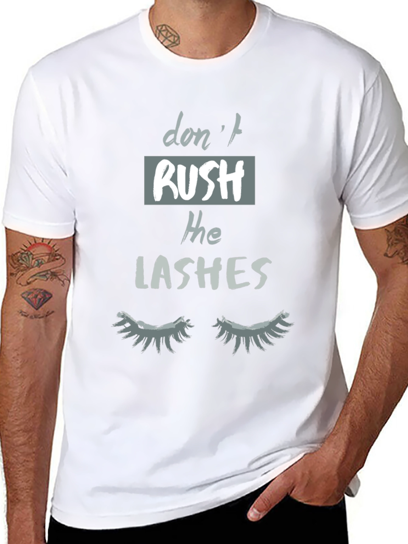 Dont Rush The Lashes Graphic Tee