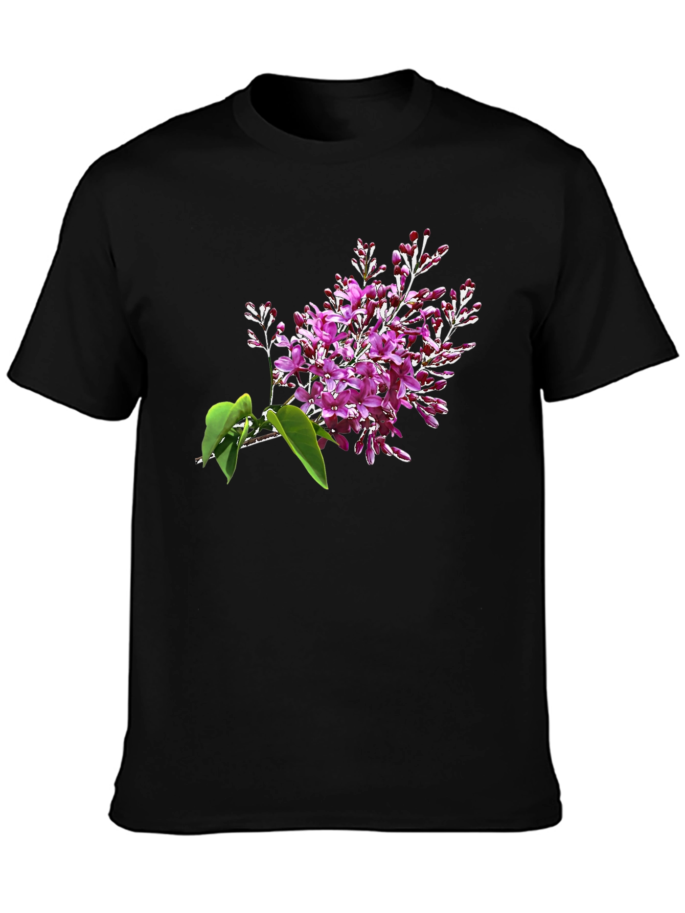 Floral Blossom Tee - Black