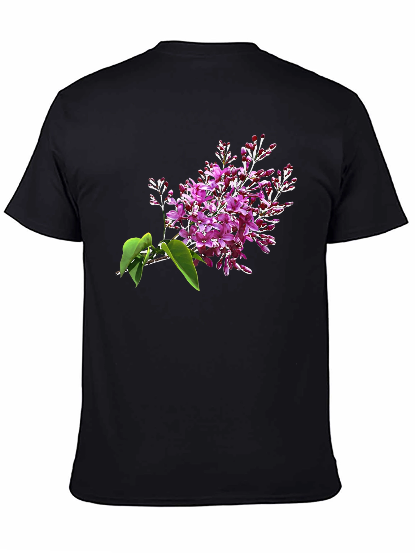 Floral Blossom Tee - Black