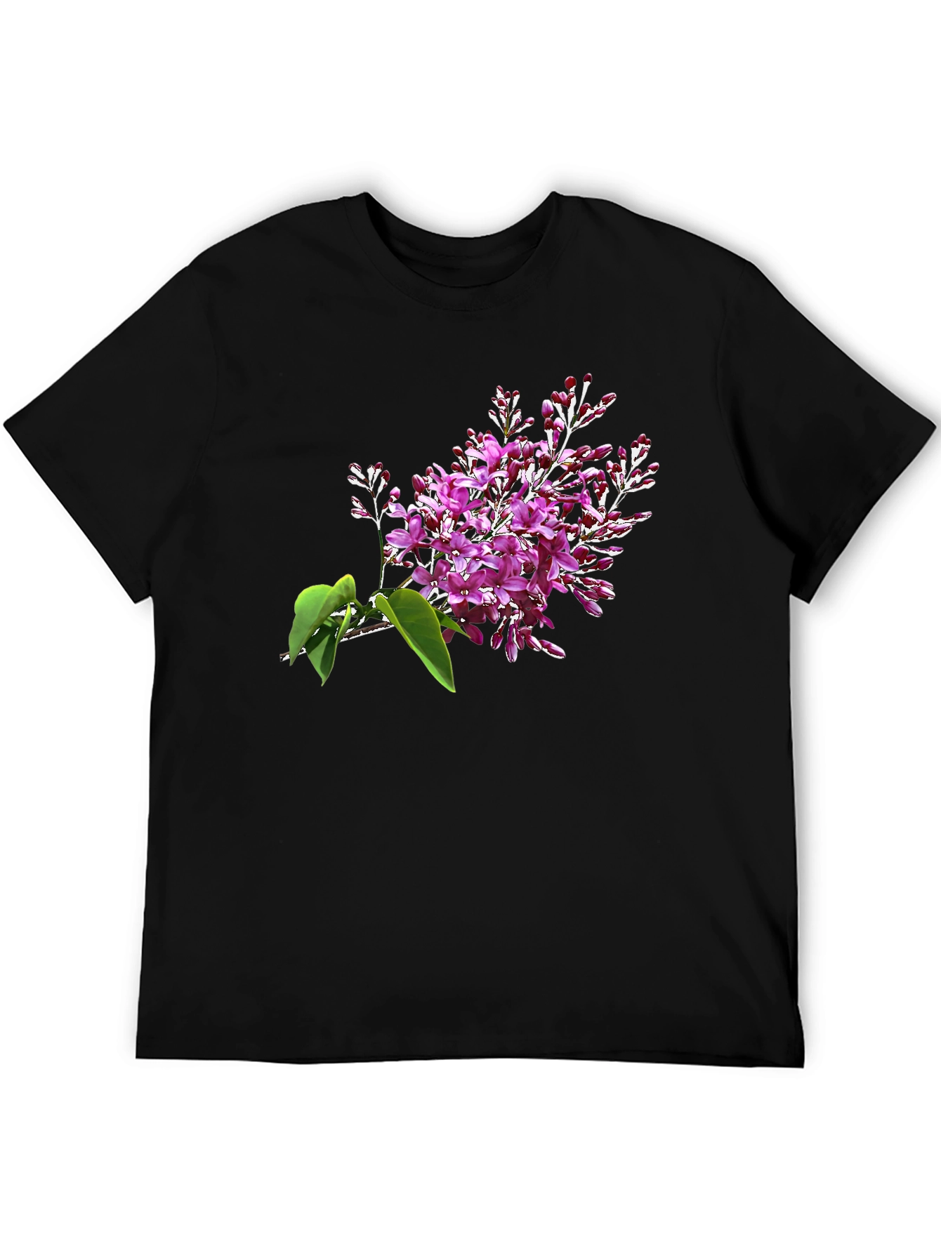 Floral Blossom Tee - Black