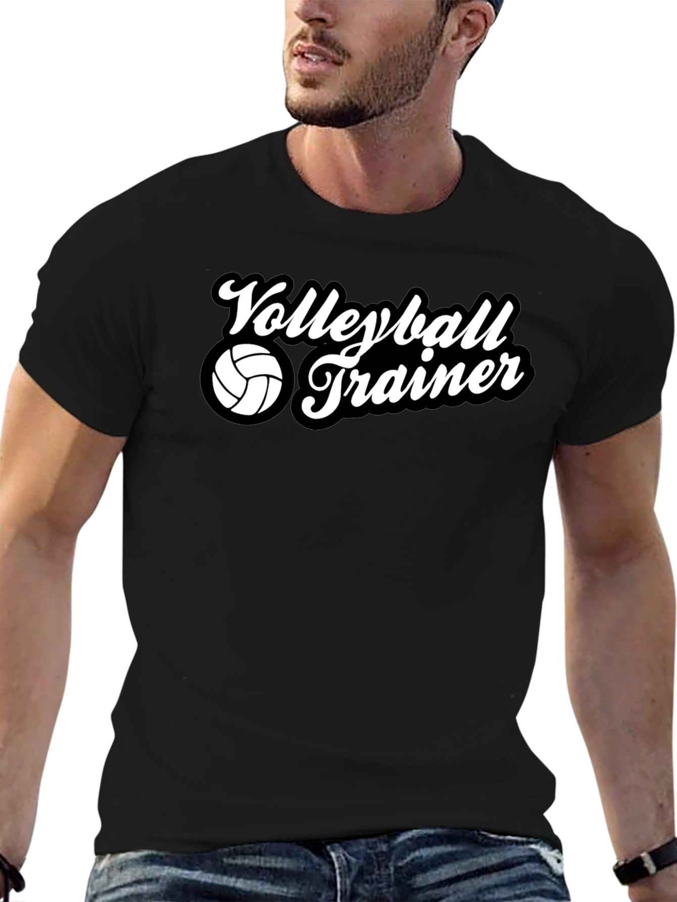 Volleyball Trainer Graphic T-Shirt