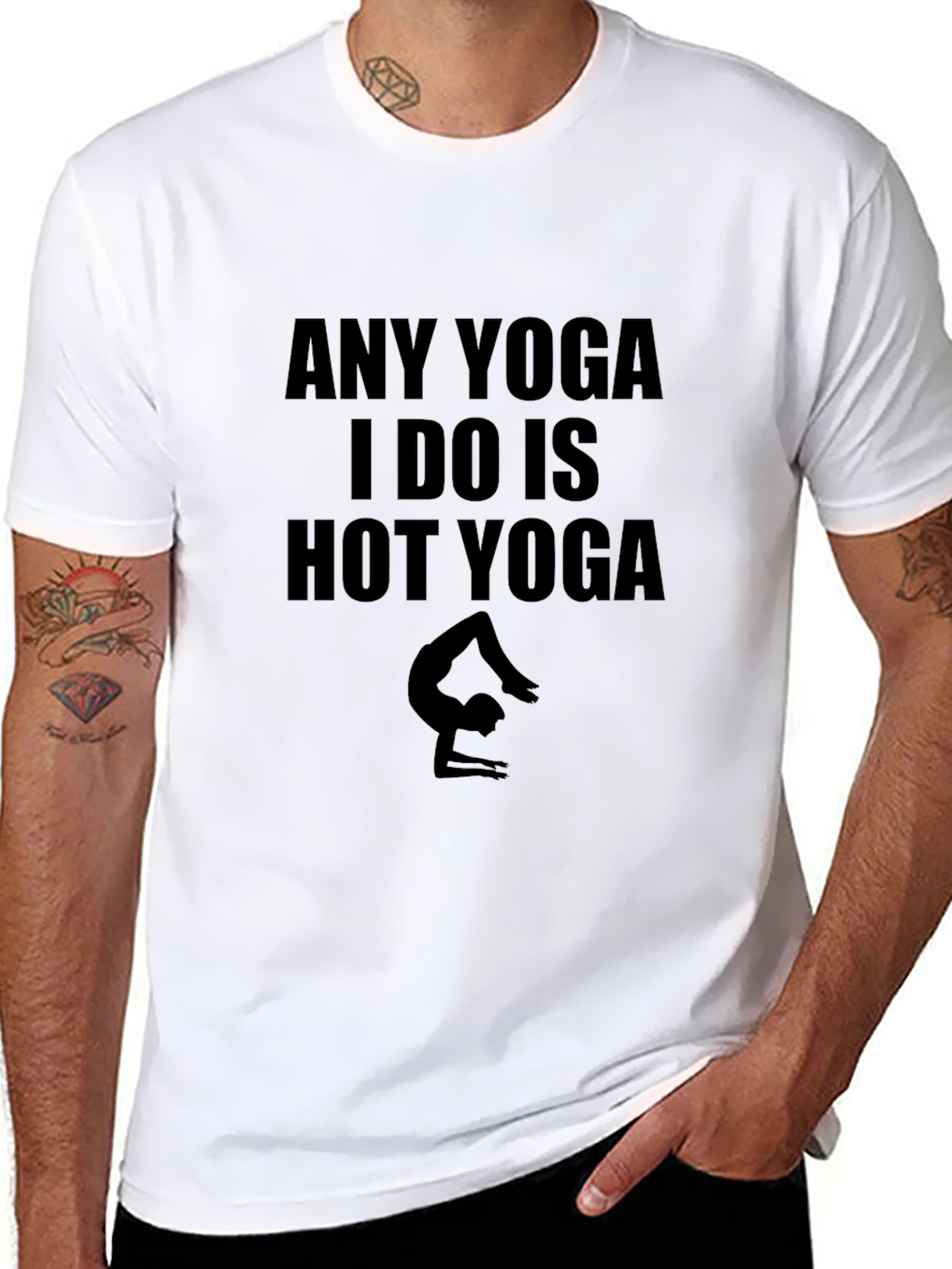 Hot Yoga T-Shirt: Funny Workout Tee
