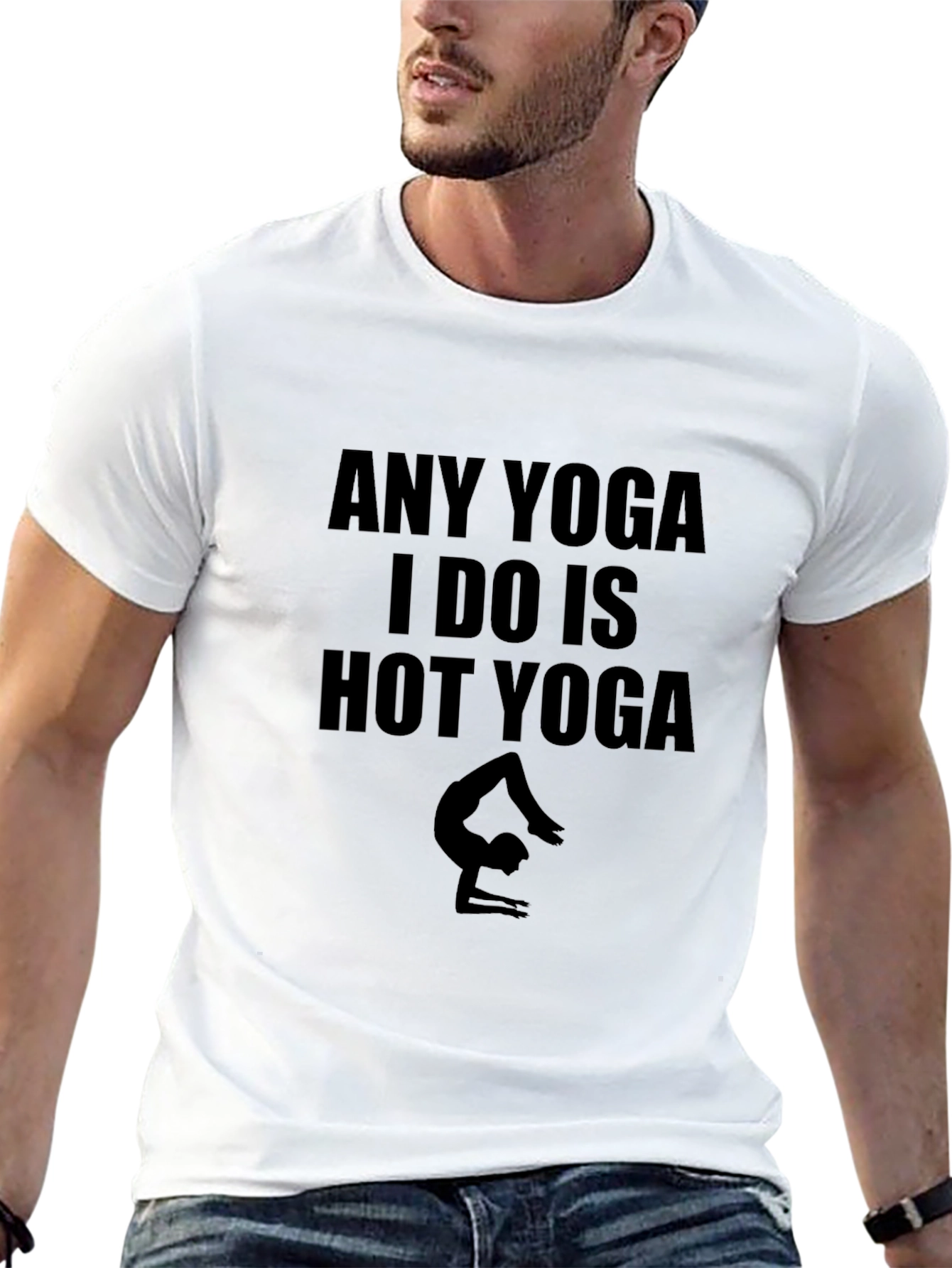 Hot Yoga T-Shirt: Funny Workout Tee