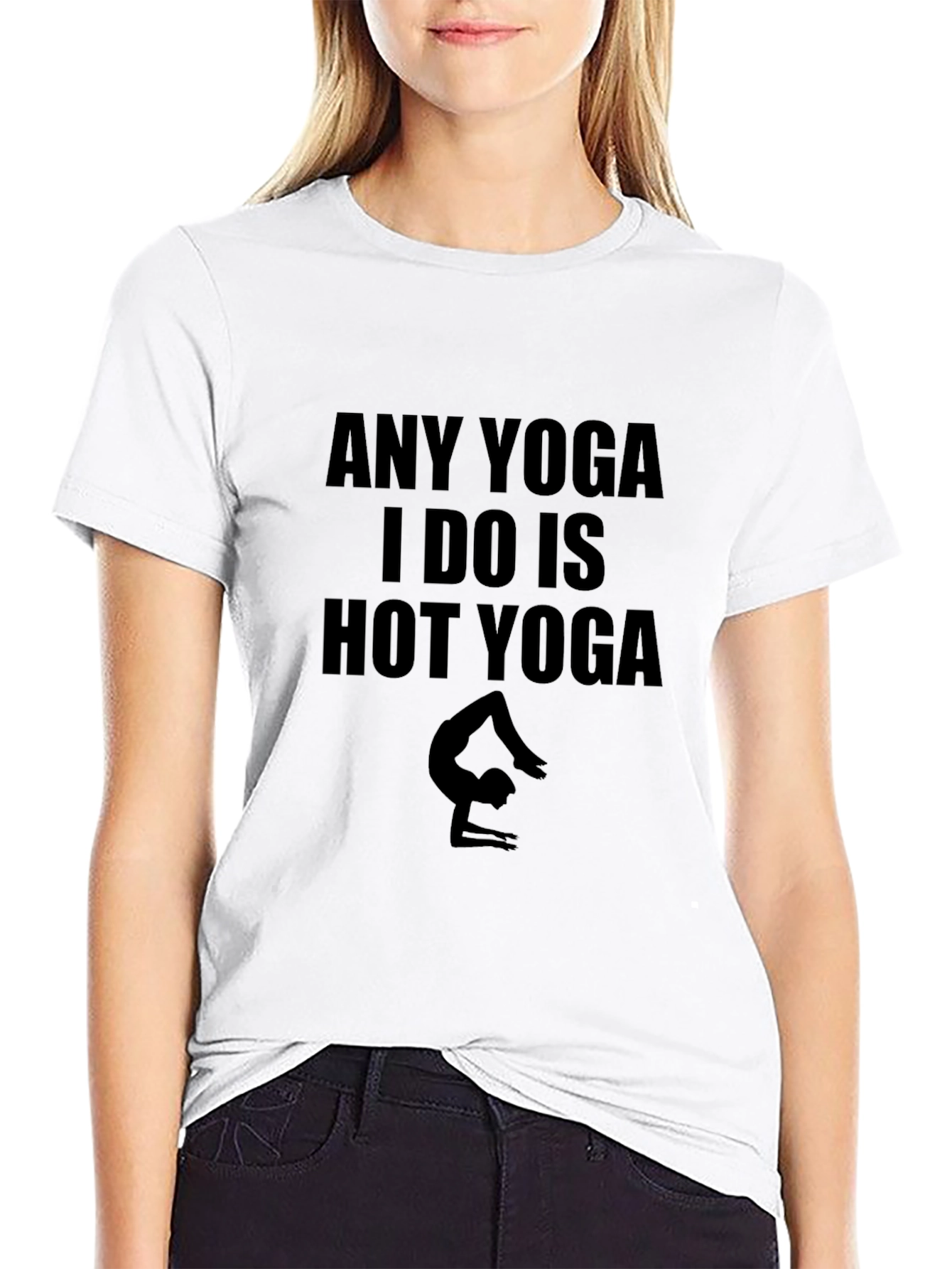 Hot Yoga T-Shirt: Funny Workout Tee