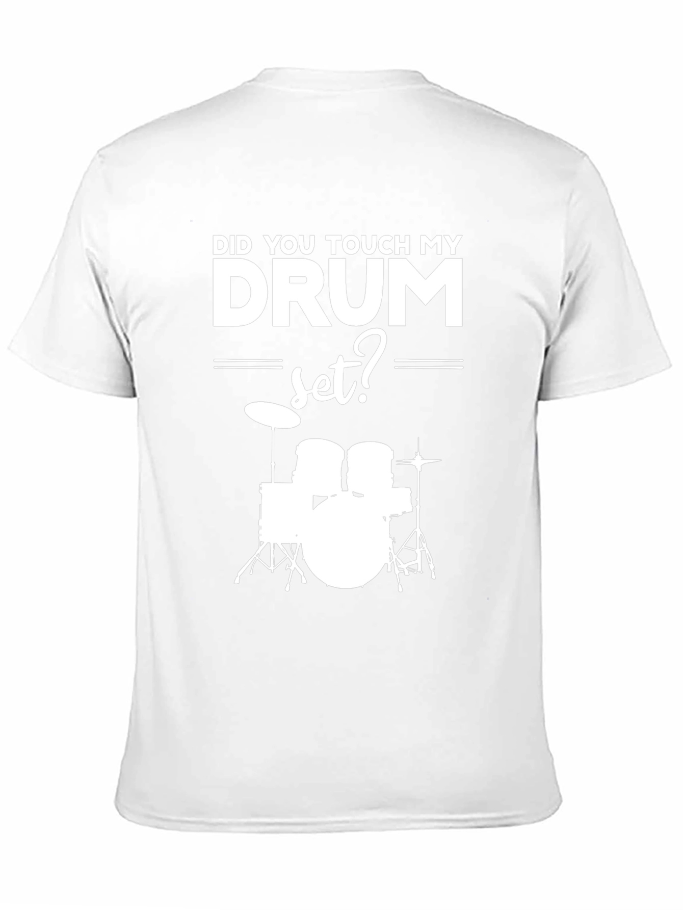 Drum Set Graphic T-Shirt - Musicians Humor Tee