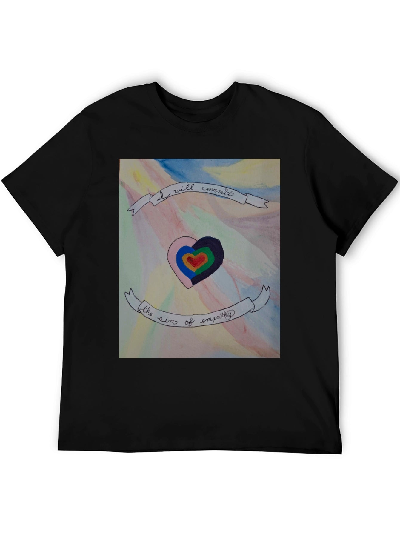 Empathy Sin Heart T-Shirt - Expressive Graphic Tee