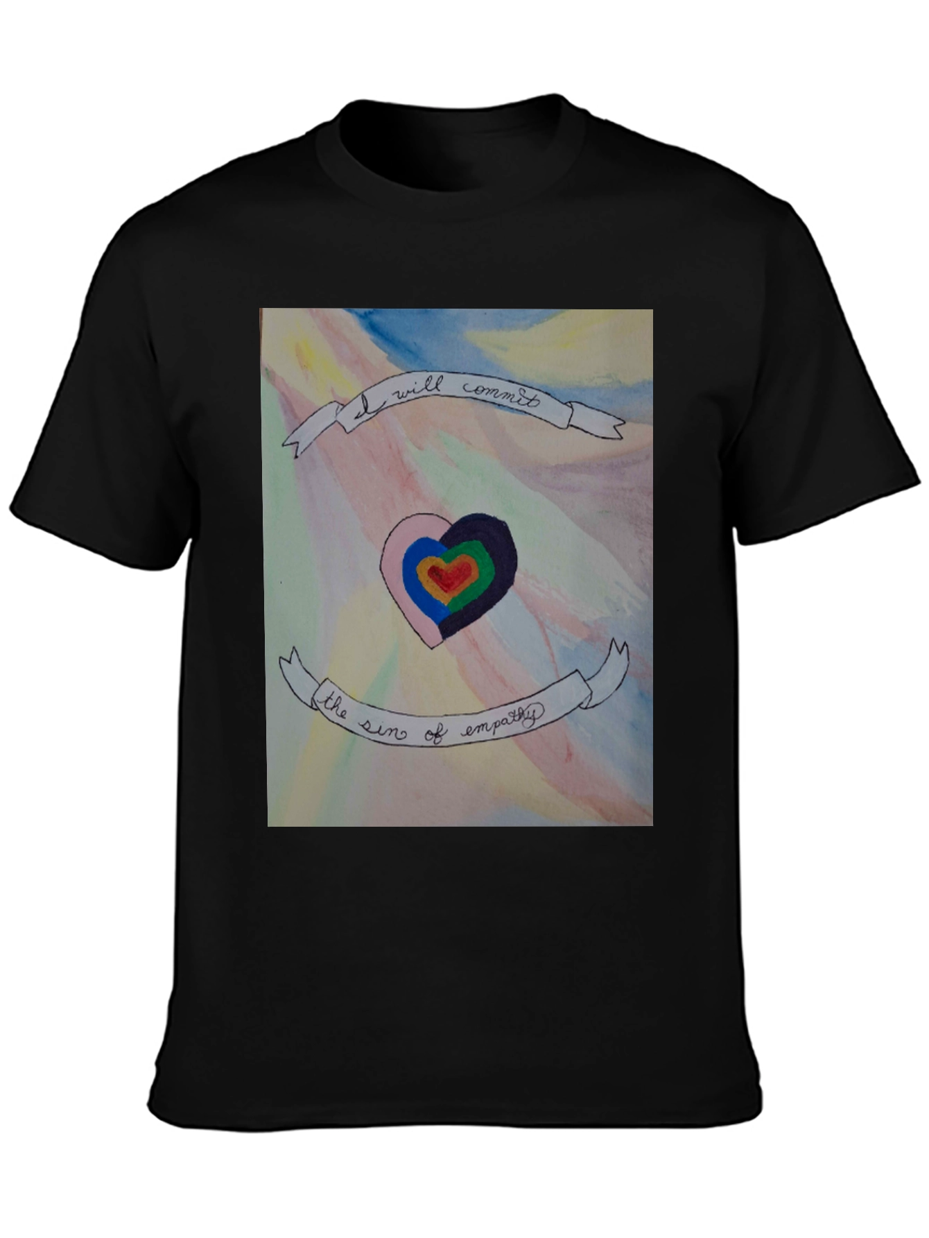 Empathy Sin Heart T-Shirt - Expressive Graphic Tee