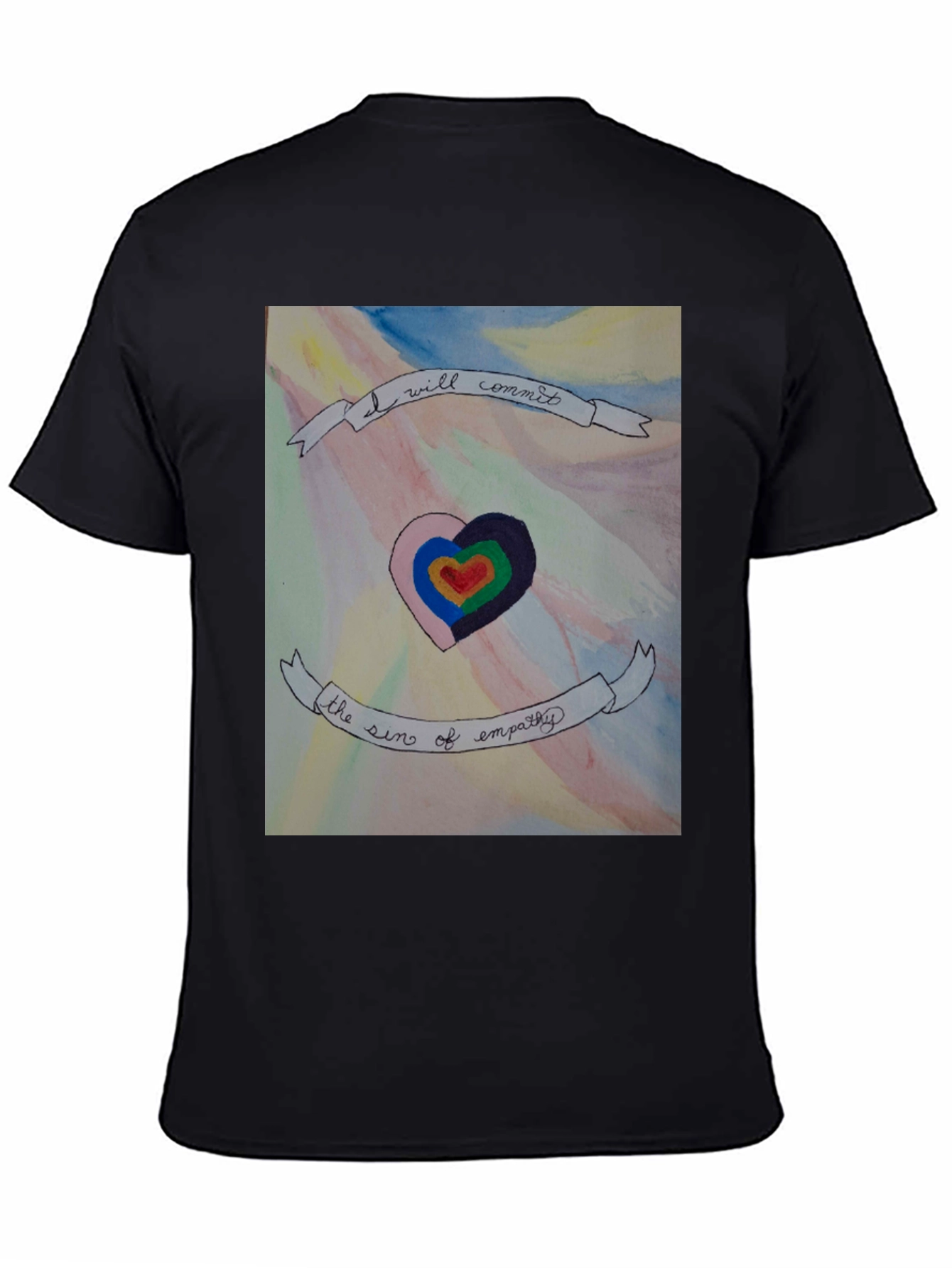 Empathy Sin Heart T-Shirt - Expressive Graphic Tee