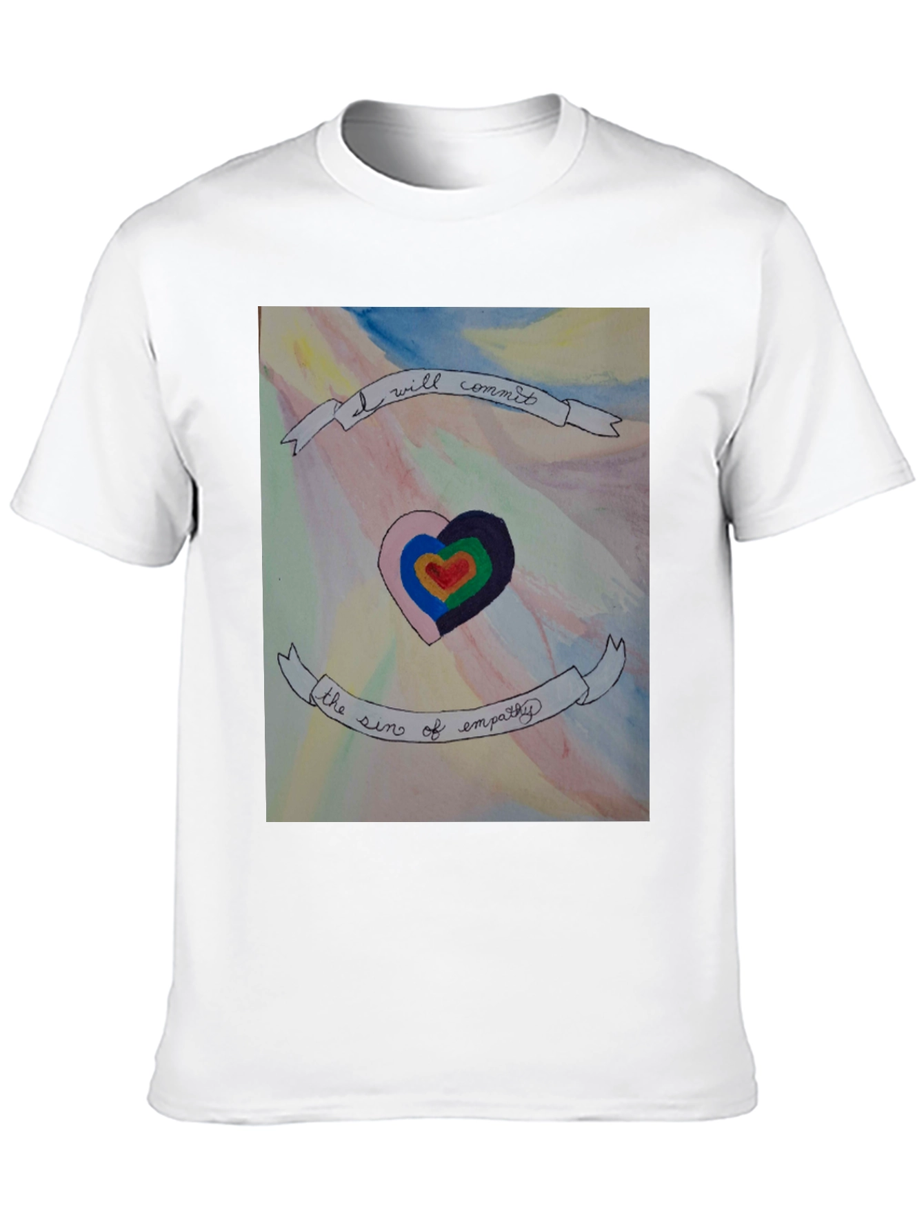Empathy Sin Heart T-Shirt - Expressive Graphic Tee