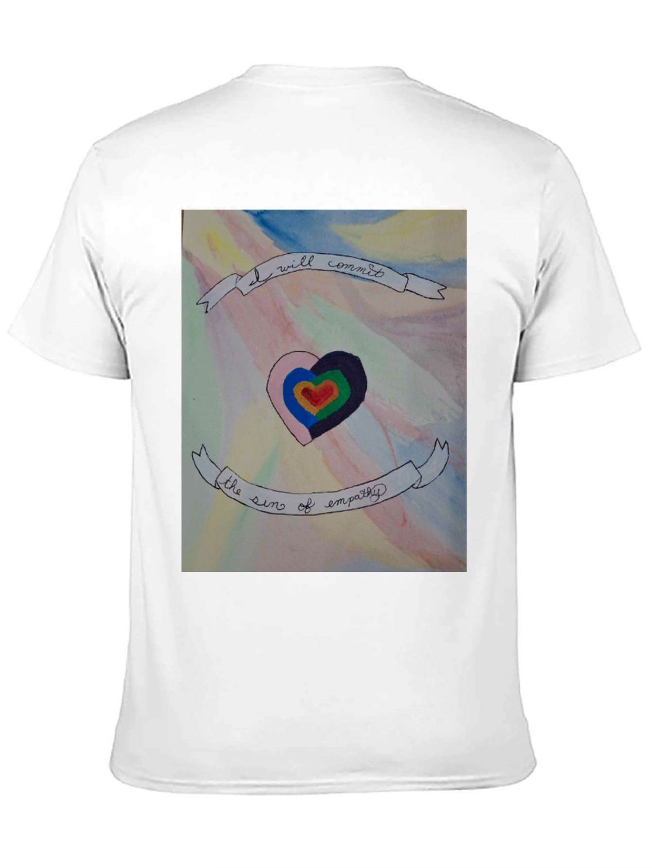 Empathy Sin Heart T-Shirt - Expressive Graphic Tee