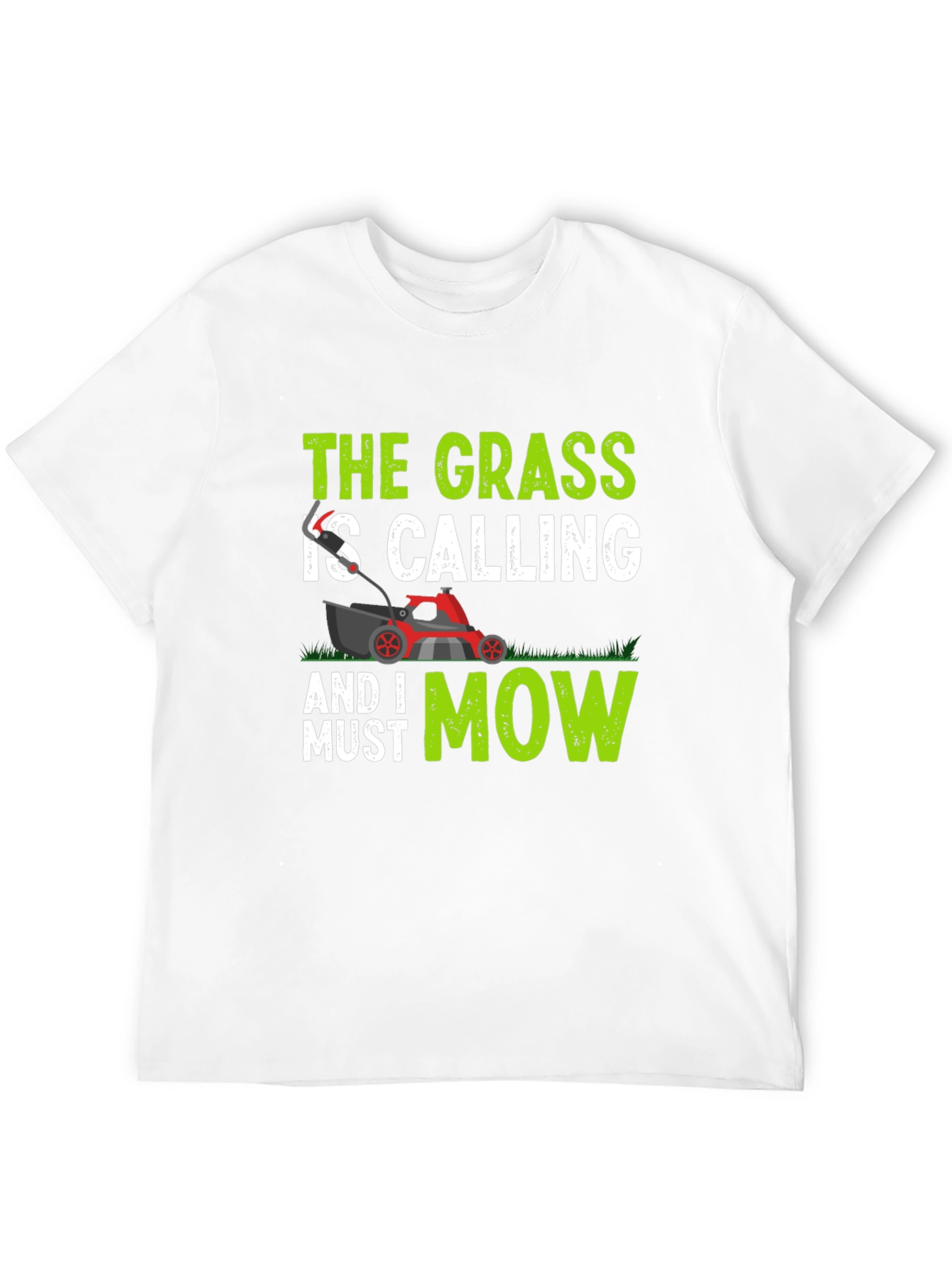 The Grass Is Calling T-Shirt - Lawn Mowing Tee
