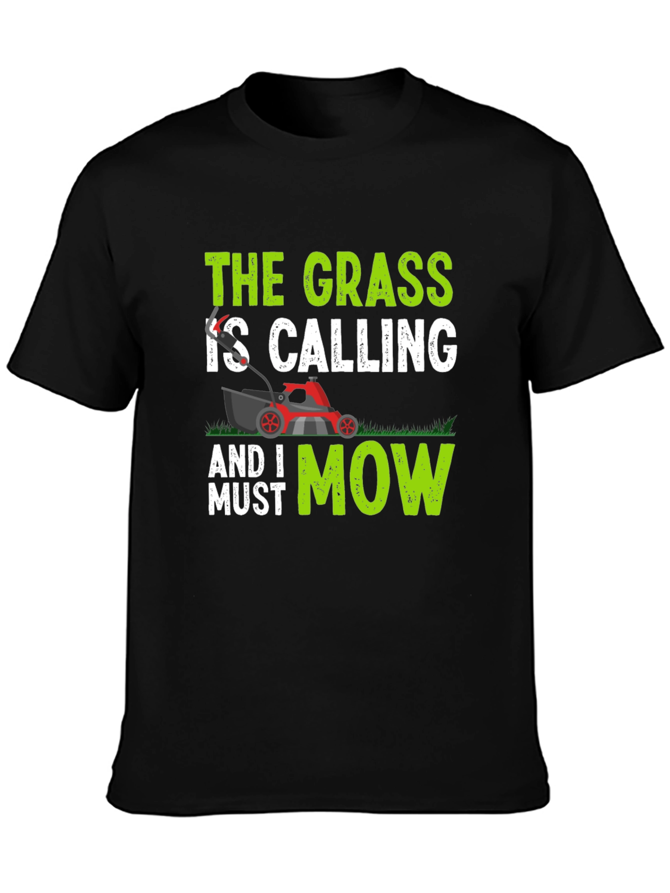 The Grass Is Calling T-Shirt - Lawn Mowing Tee