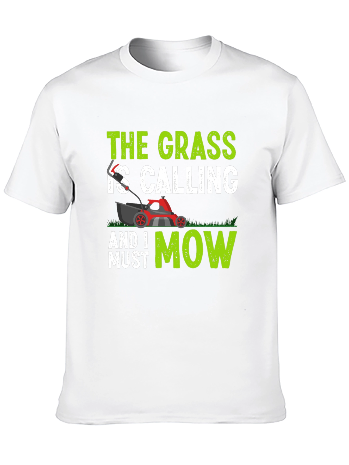 The Grass Is Calling T-Shirt - Lawn Mowing Tee