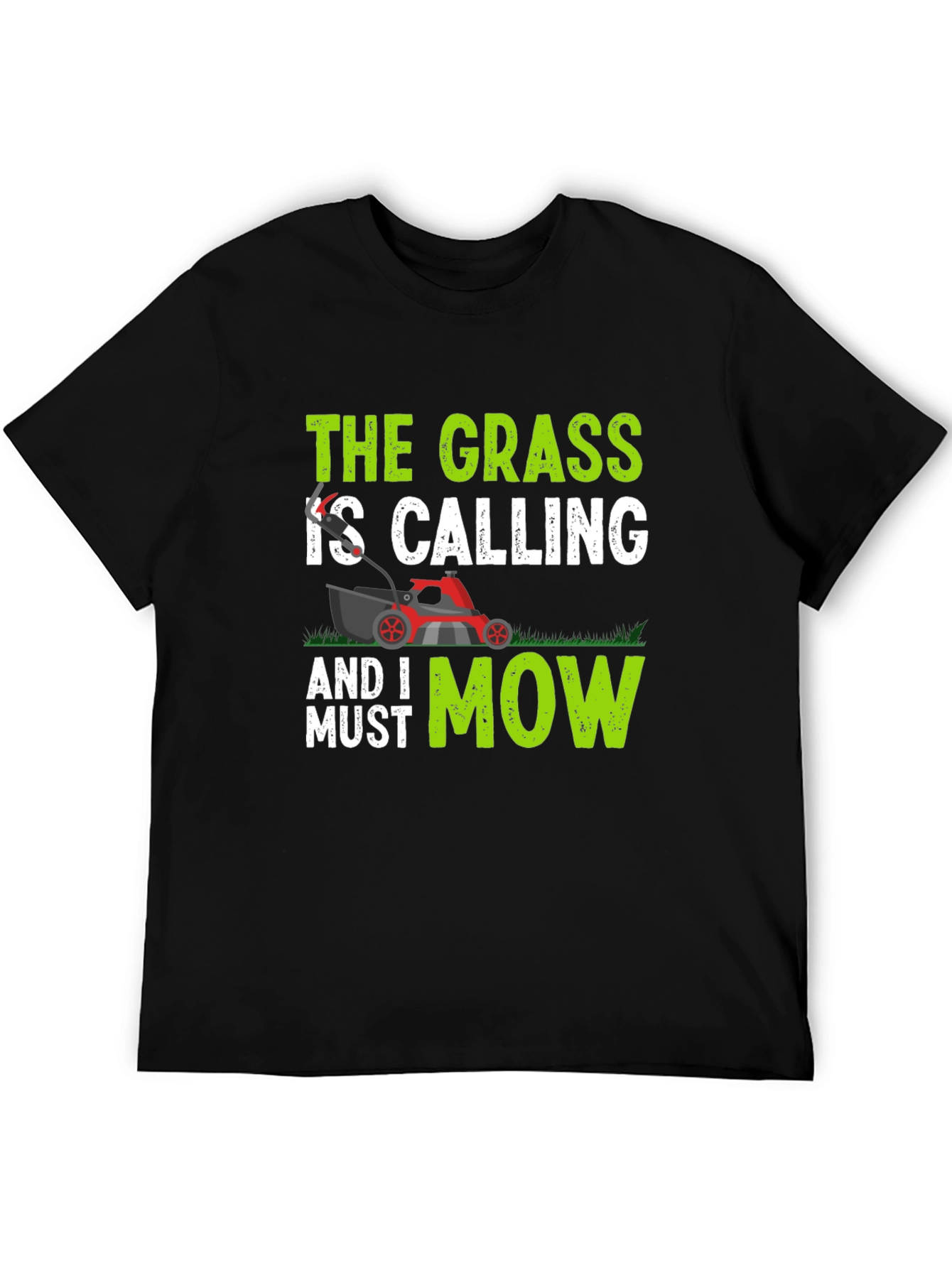 The Grass Is Calling T-Shirt - Lawn Mowing Tee