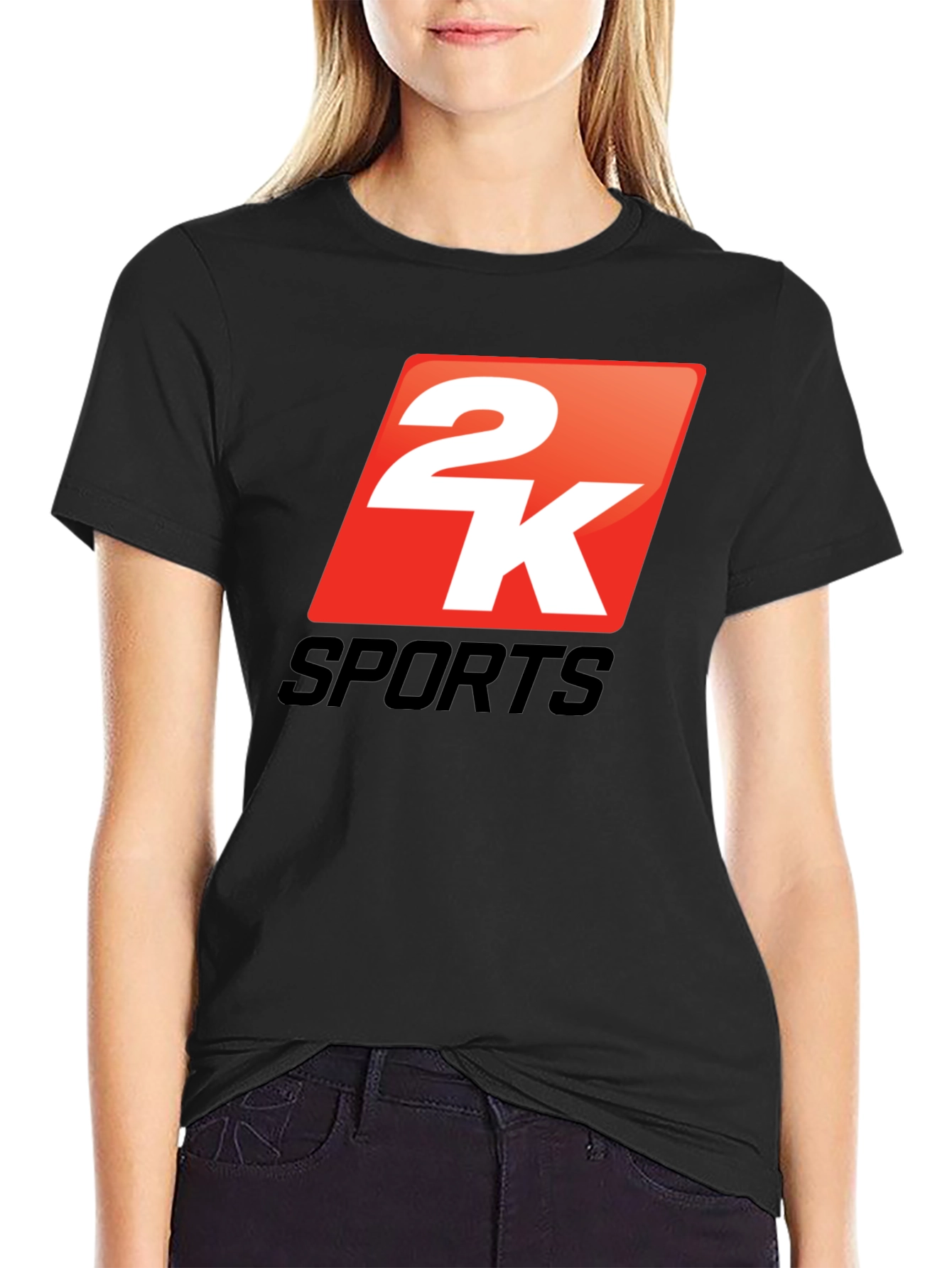 2K Sports Graphic Black T-Shirt