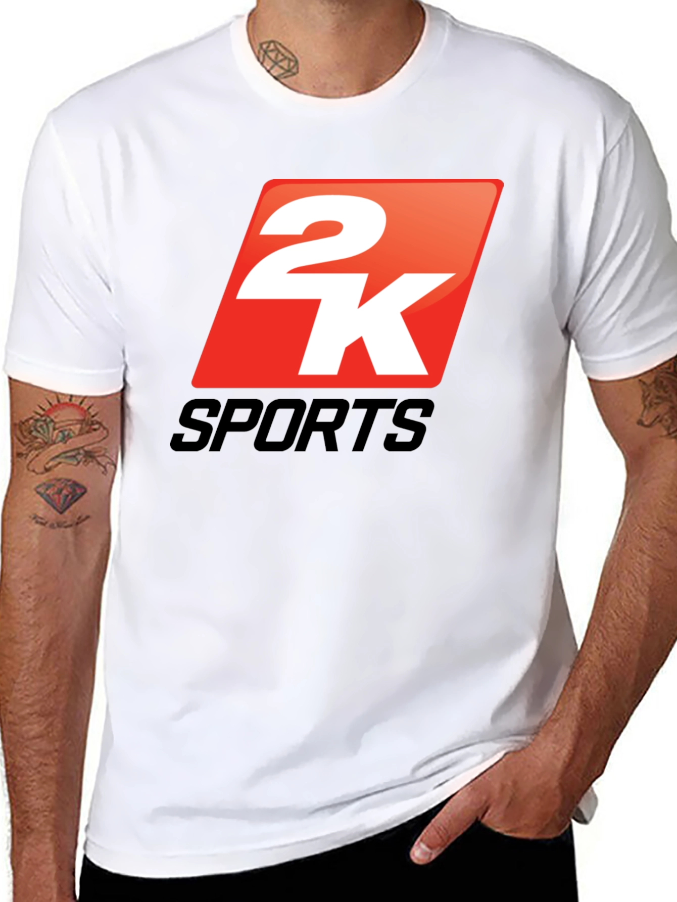 2K Sports Graphic Black T-Shirt