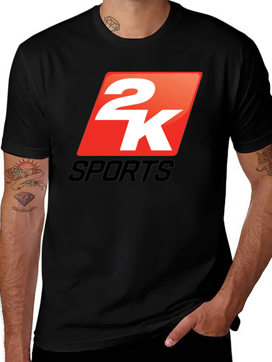 2K Sports Graphic Black T-Shirt