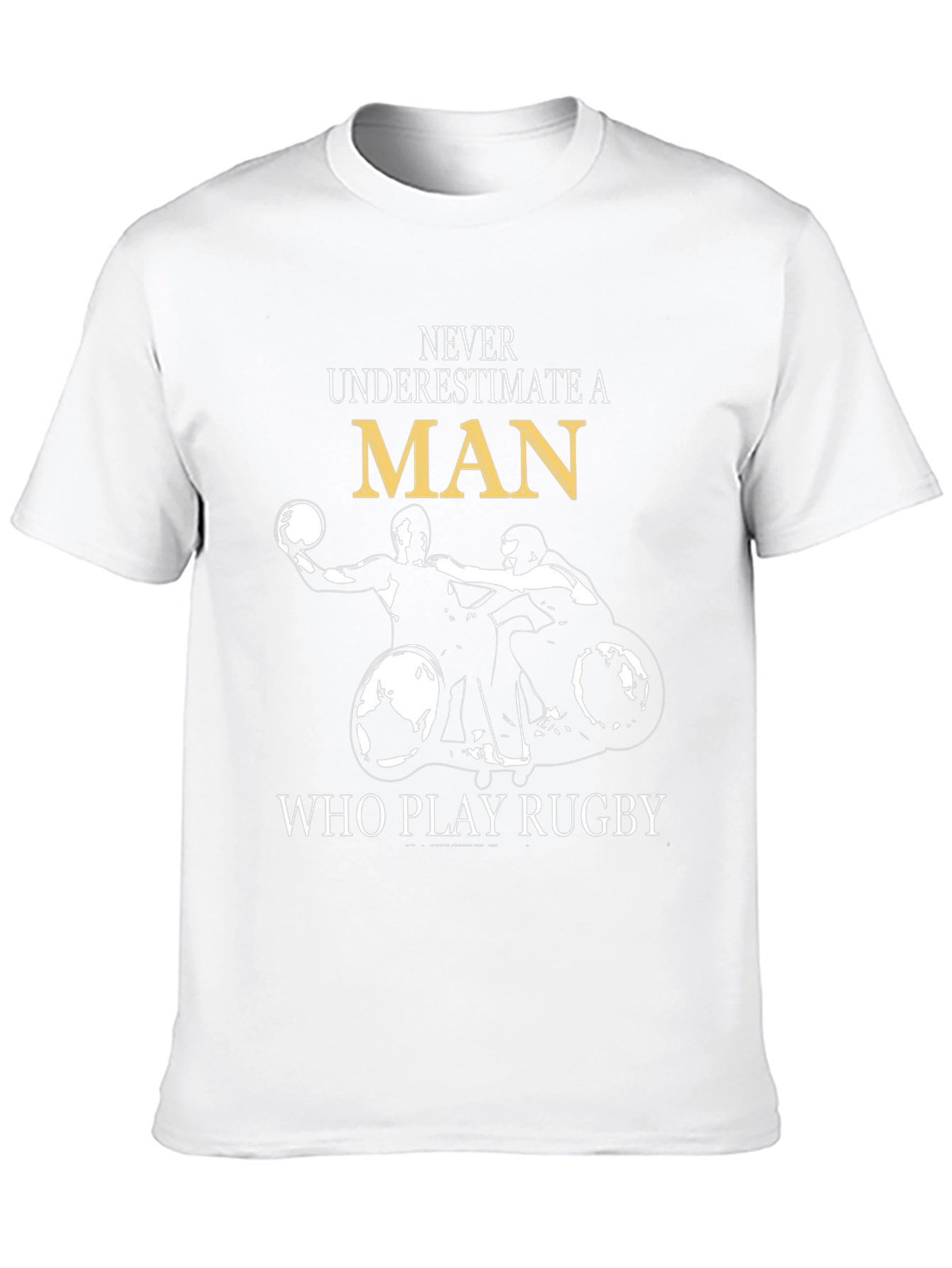 Rugby Wheelchair Black T-Shirt