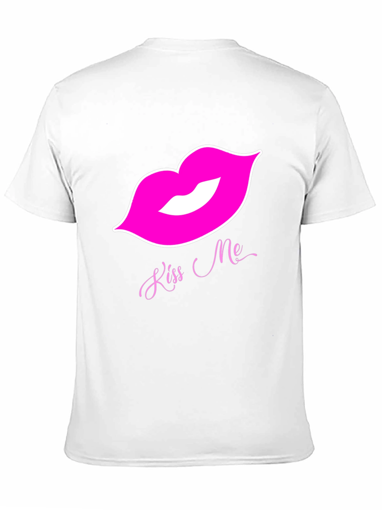 Kiss Me Lips Graphic Tee - Black T-Shirt