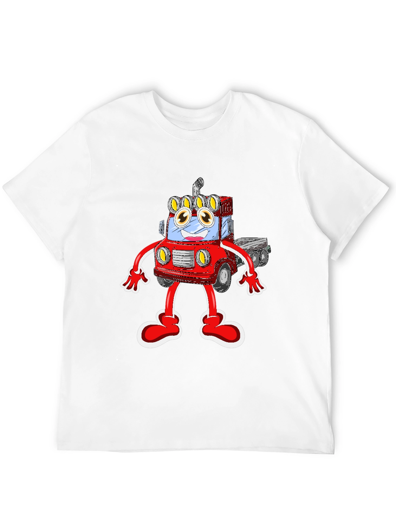 Cartoon Truck T-Shirt: Fun & Unique!
